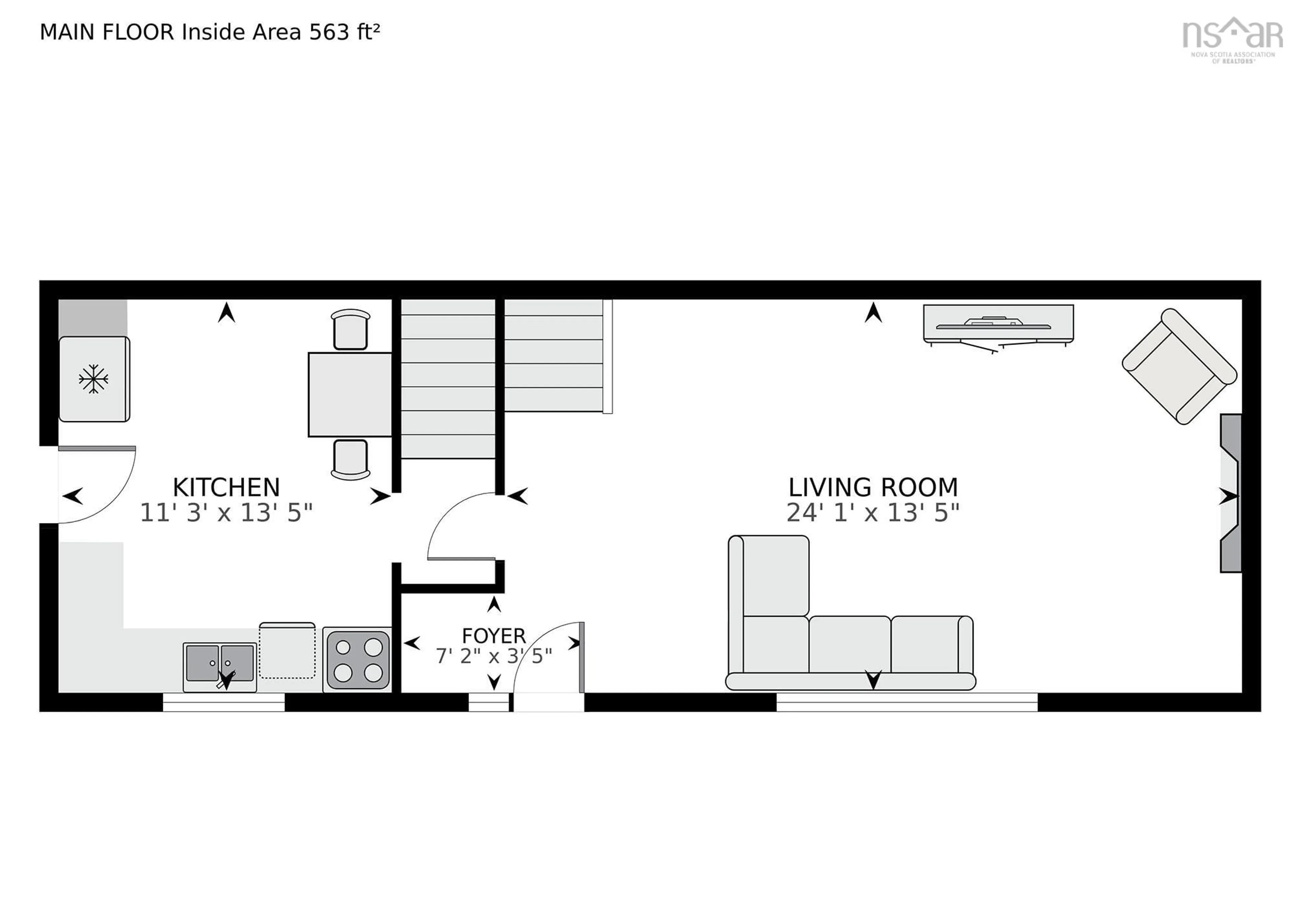 Floor plan for 50 Canary Cres, Halifax Nova Scotia B3M 1R1