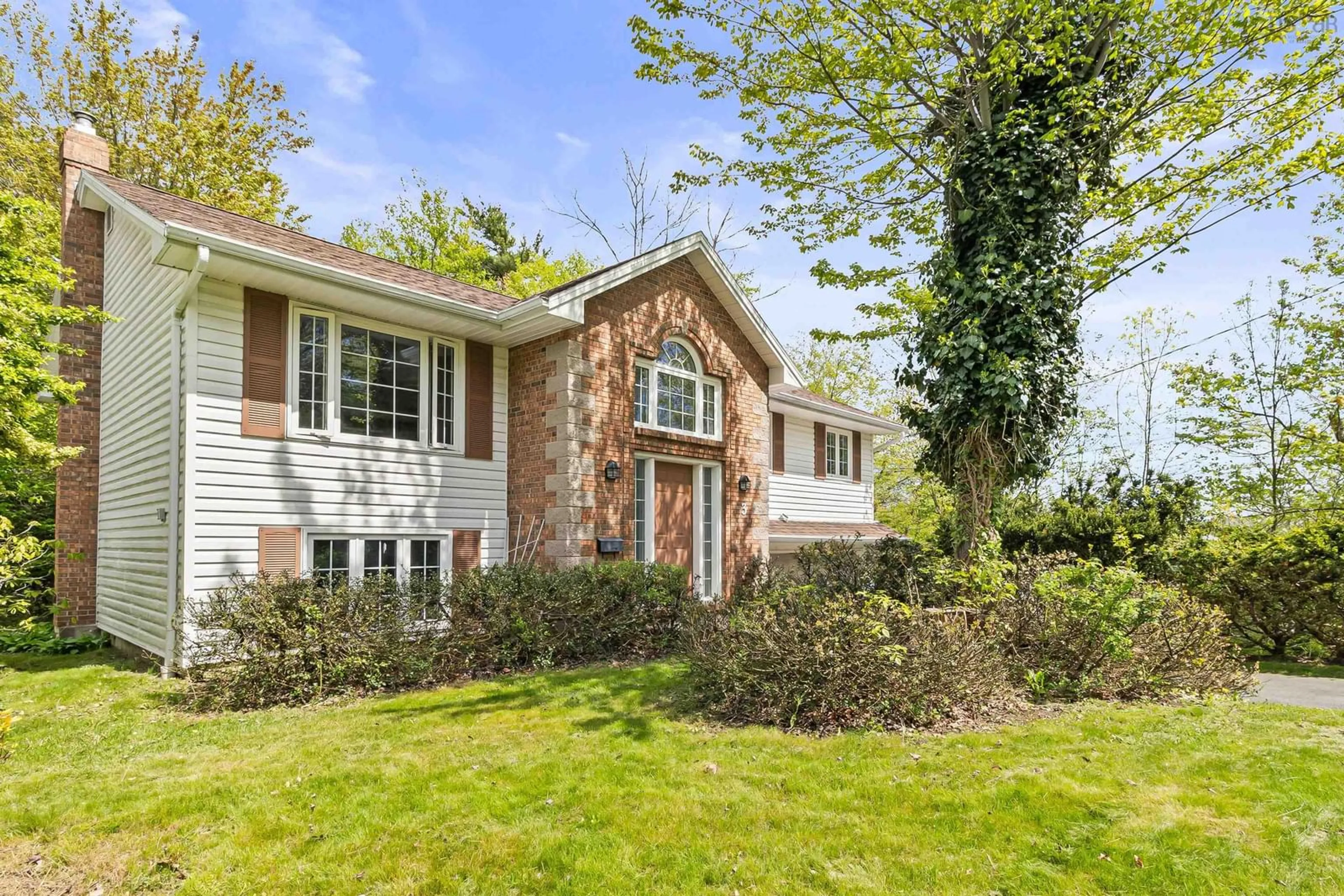 Home with brick exterior material, street for 3 Valley Rd, Bedford Nova Scotia B4A 1K6