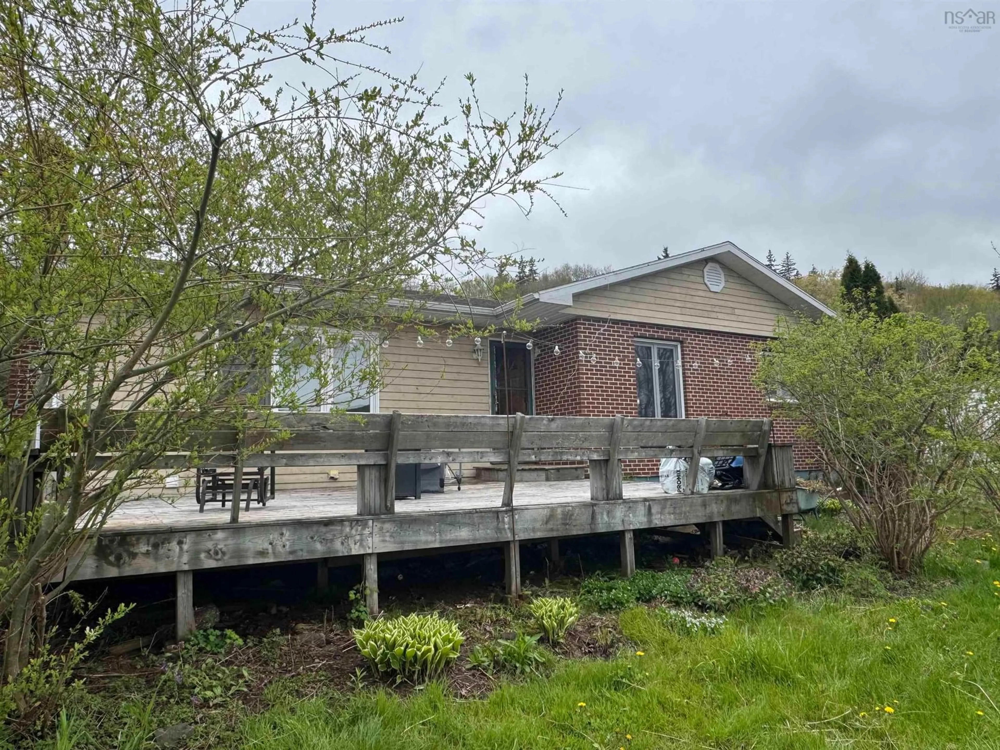 A pic from outside/outdoor area/front of a property/back of a property/a pic from drone, building for 1315 Highway 252, Skye Glen Nova Scotia B0E 3M0