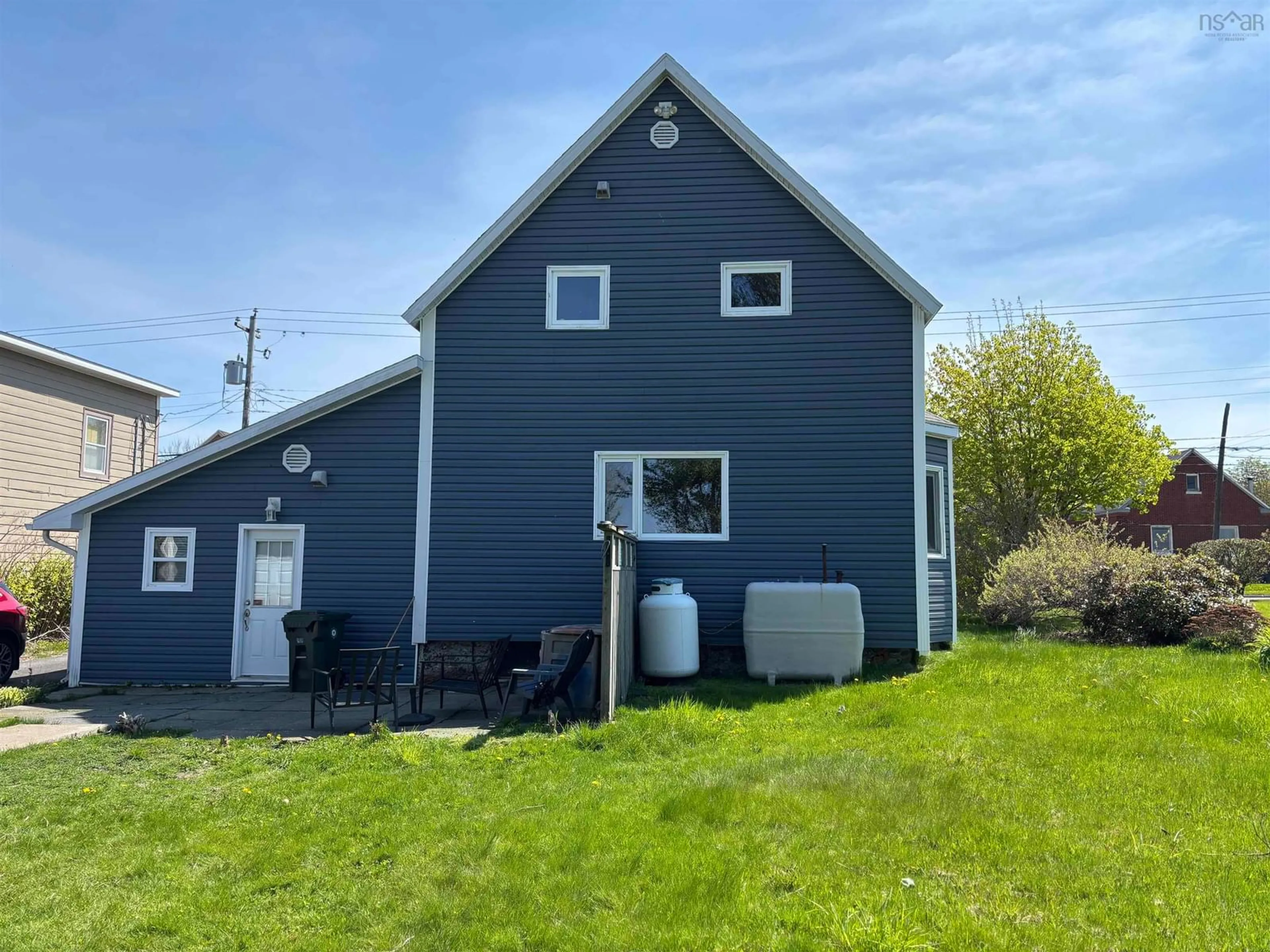 A pic from outside/outdoor area/front of a property/back of a property/a pic from drone, building for 30 Fraser Avenue, Sydney Mines Nova Scotia B1V 2B7