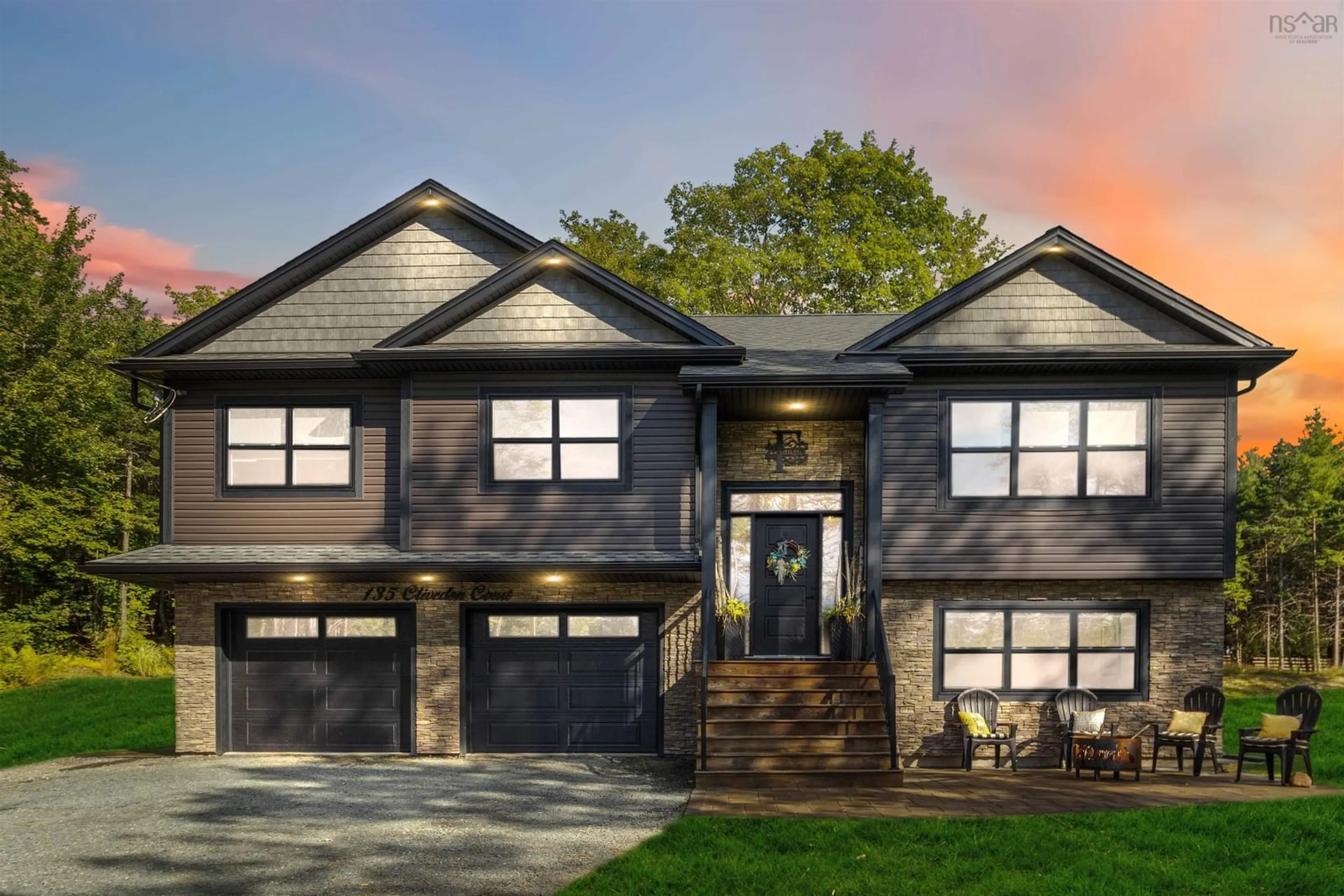 Home with brick exterior material, street for 135 Clivedon Crt, Fall River Nova Scotia B2T 0L5