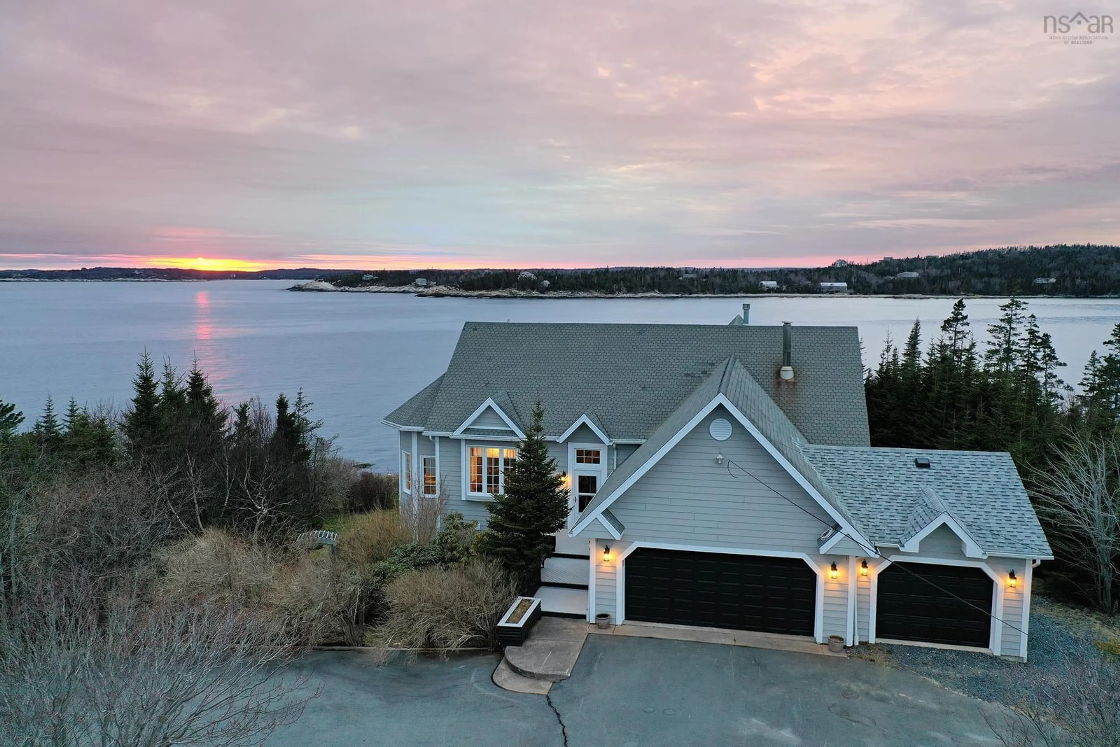 A pic from outside/outdoor area/front of a property/back of a property/a pic from drone, water/lake/river/ocean view for 79 Hages Lane, Prospect Nova Scotia B3T 2A4