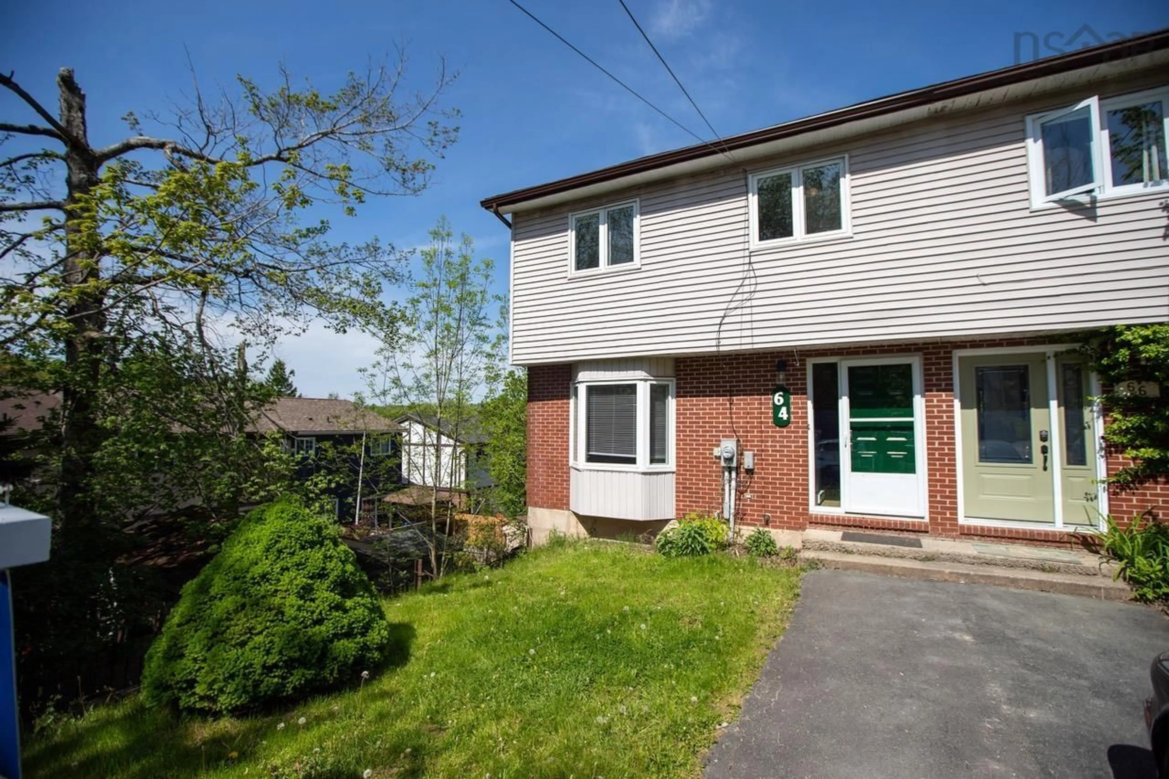 A pic from outside/outdoor area/front of a property/back of a property/a pic from drone, street for 64 Matador Crt, Lower Sackville Nova Scotia B4C 3G9