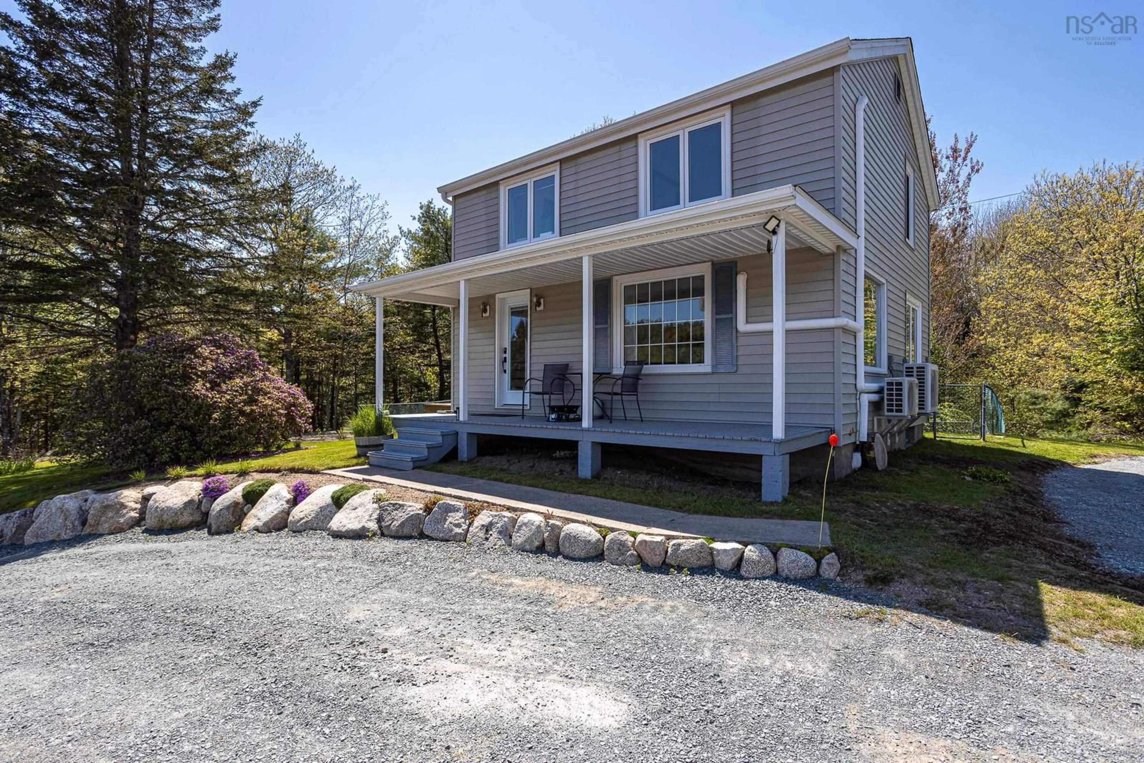 Home with vinyl exterior material, street for 84 Whynachts Point Rd, Tantallon Nova Scotia B3Z 2K9
