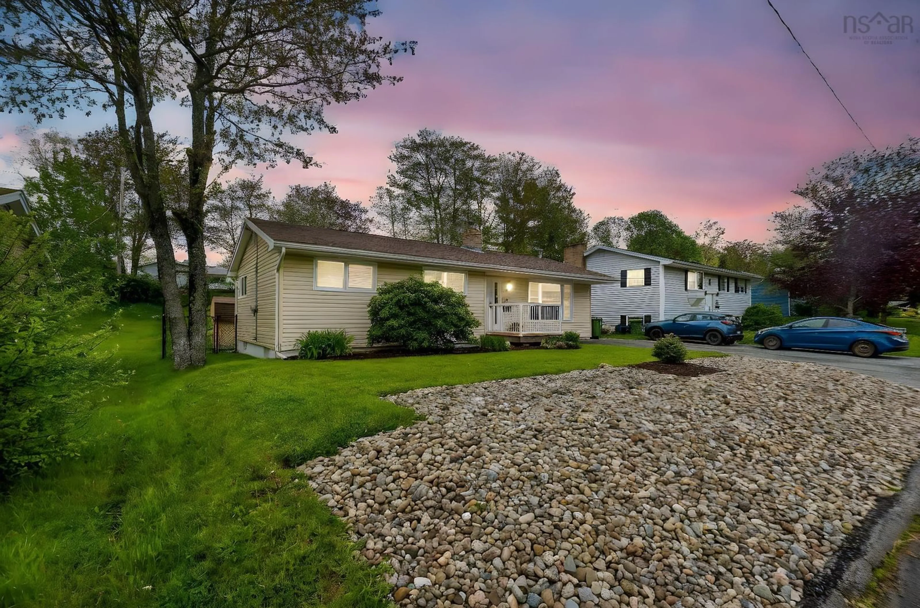 A pic from outside/outdoor area/front of a property/back of a property/a pic from drone, street for 57 Shea St, Lower Sackville Nova Scotia B4C 2B2