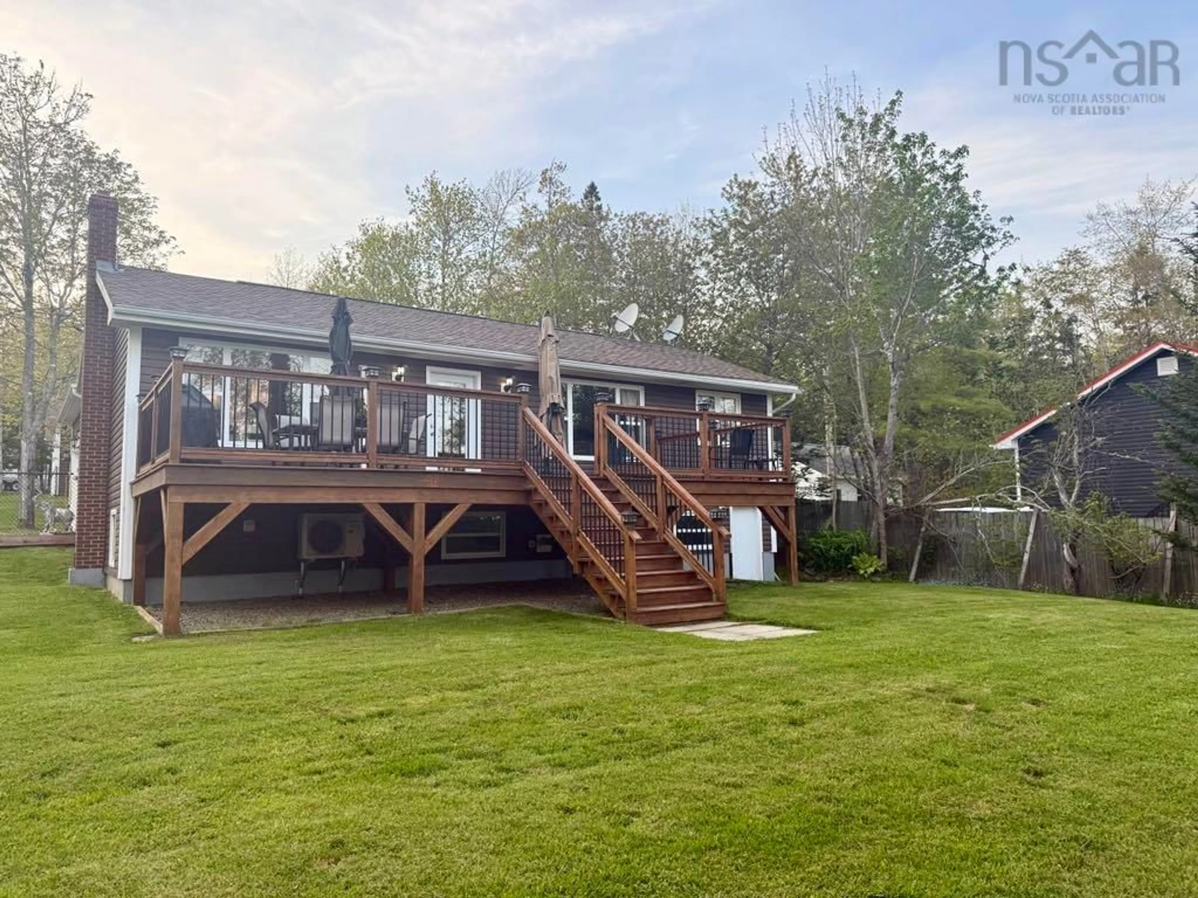 A pic from outside/outdoor area/front of a property/back of a property/a pic from drone, water/lake/river/ocean view for 62 and 61 Mcdougall Rd, Cooks Brook Nova Scotia B0N 1X0