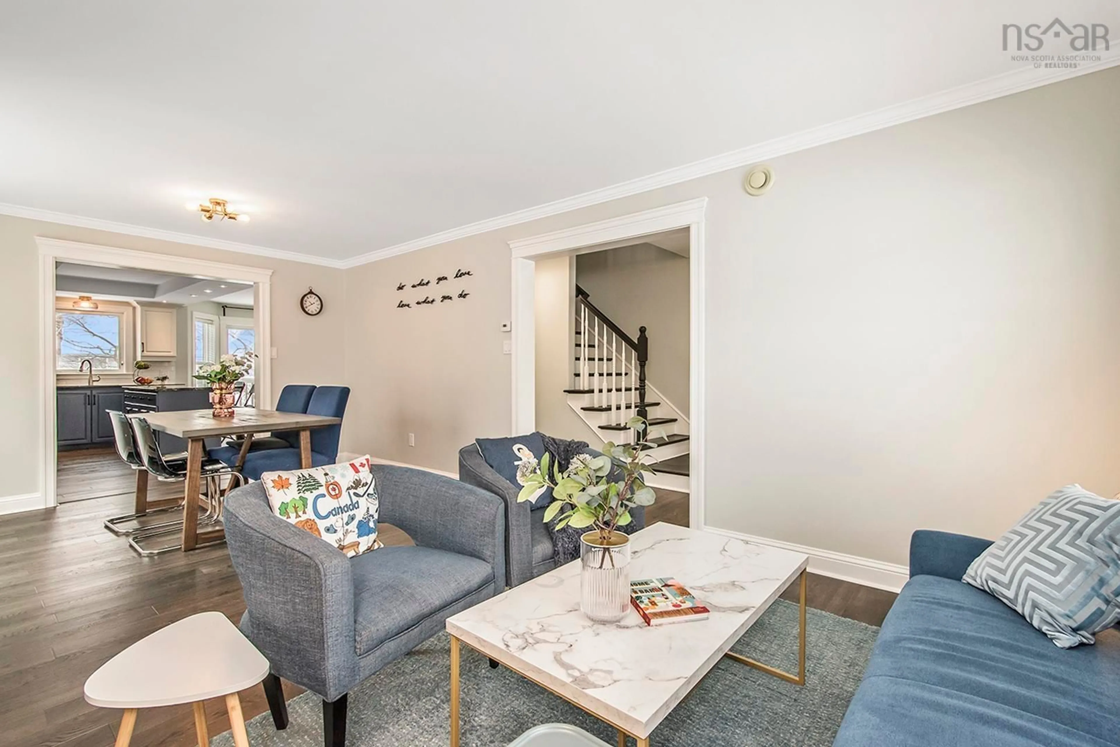 Living room with furniture, unknown for 33 Ridgestone Crt, Halifax Nova Scotia B3N 3H8