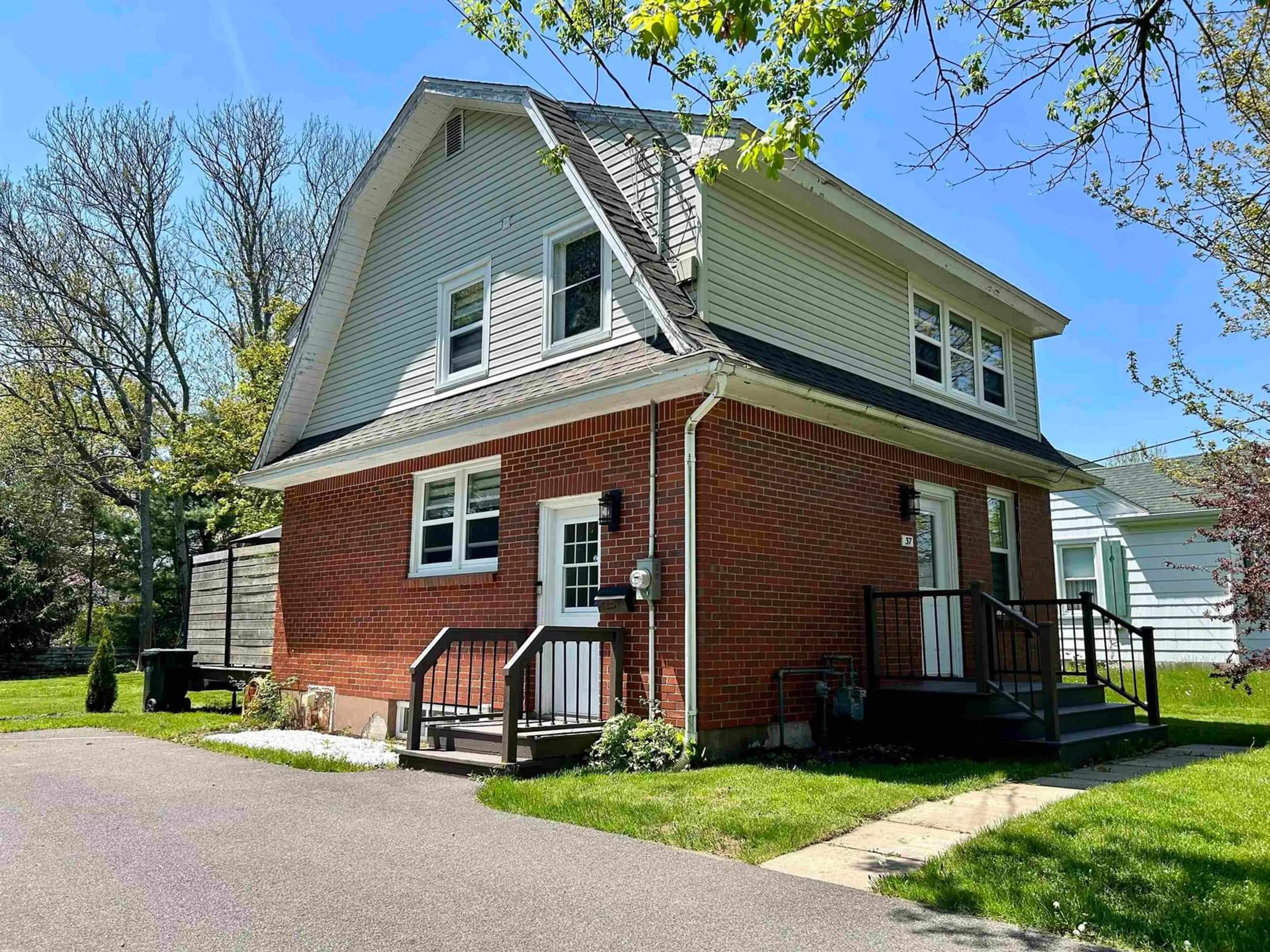 Home with brick exterior material, street for 37 Regent St, Amherst Nova Scotia B4H 3S8