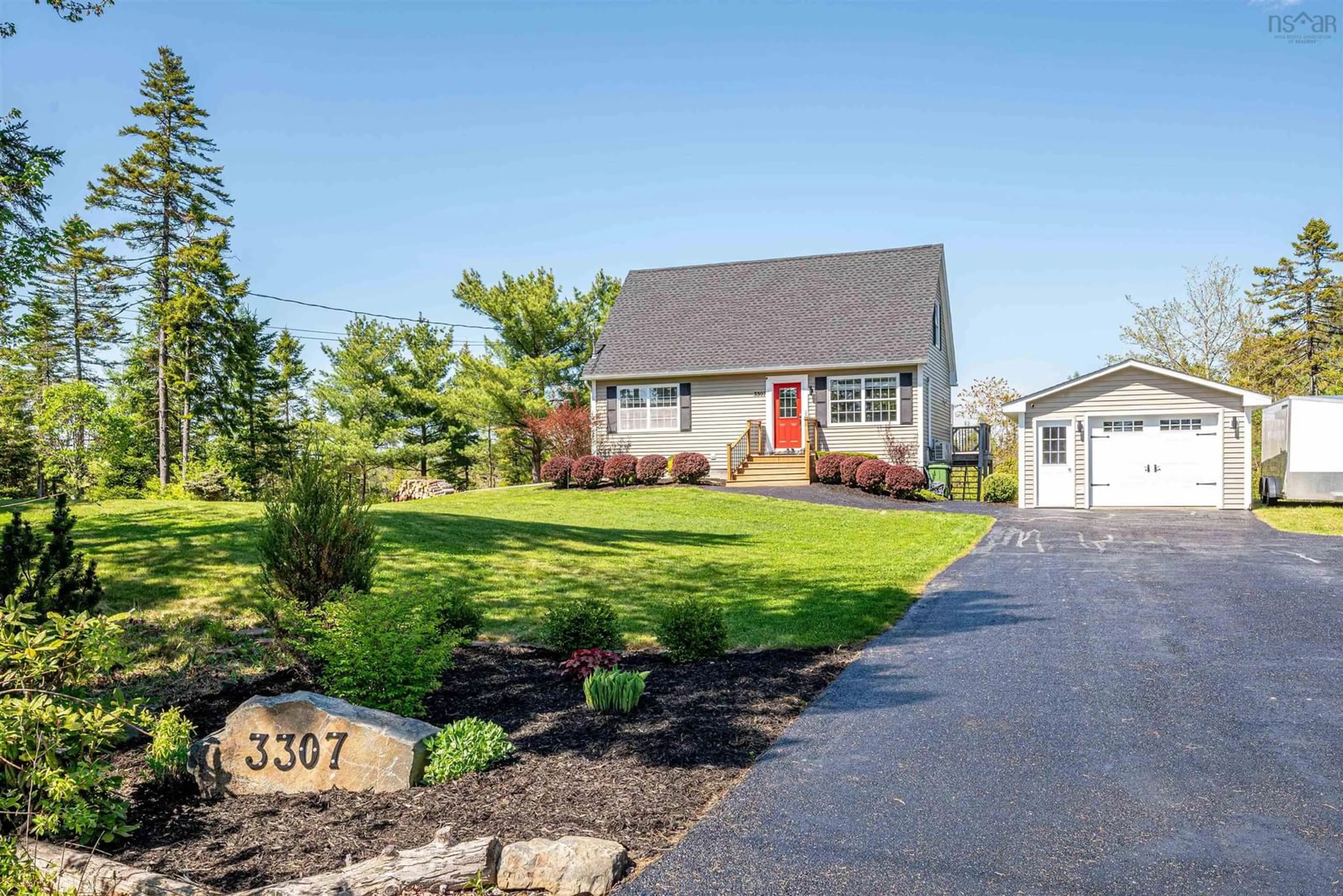 Home with vinyl exterior material, street for 3307 Sackville Dr, Upper Sackville Nova Scotia B4E 3C5