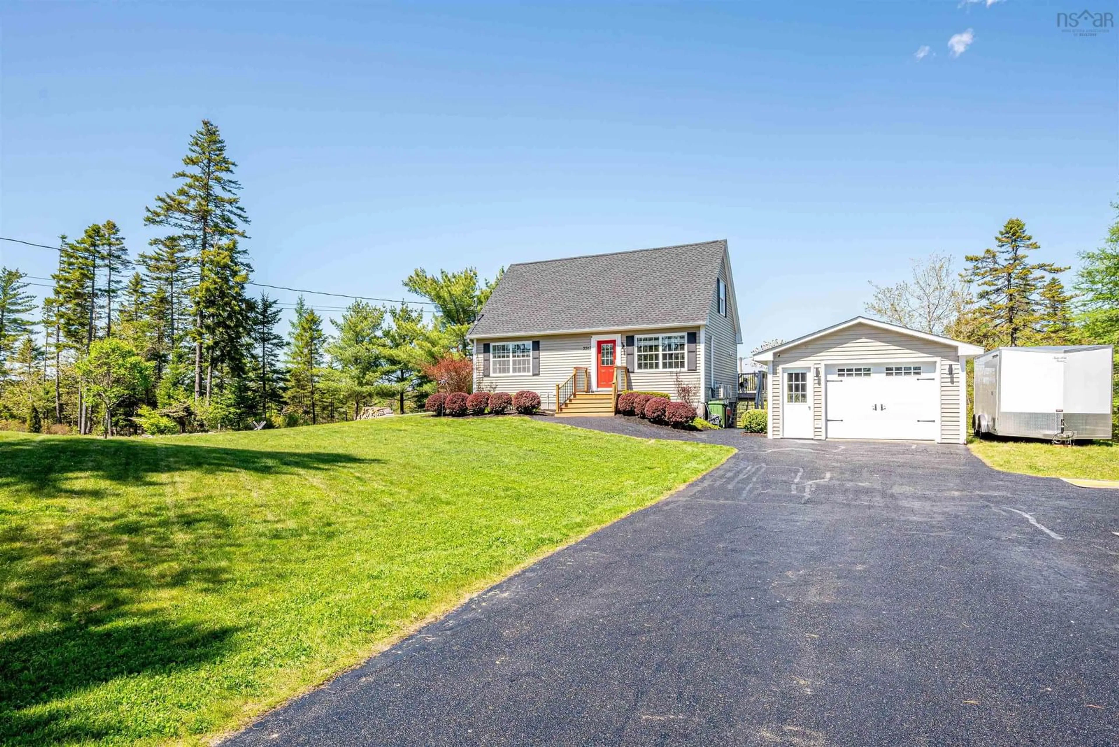 Home with vinyl exterior material, street for 3307 Sackville Dr, Upper Sackville Nova Scotia B4E 3C5