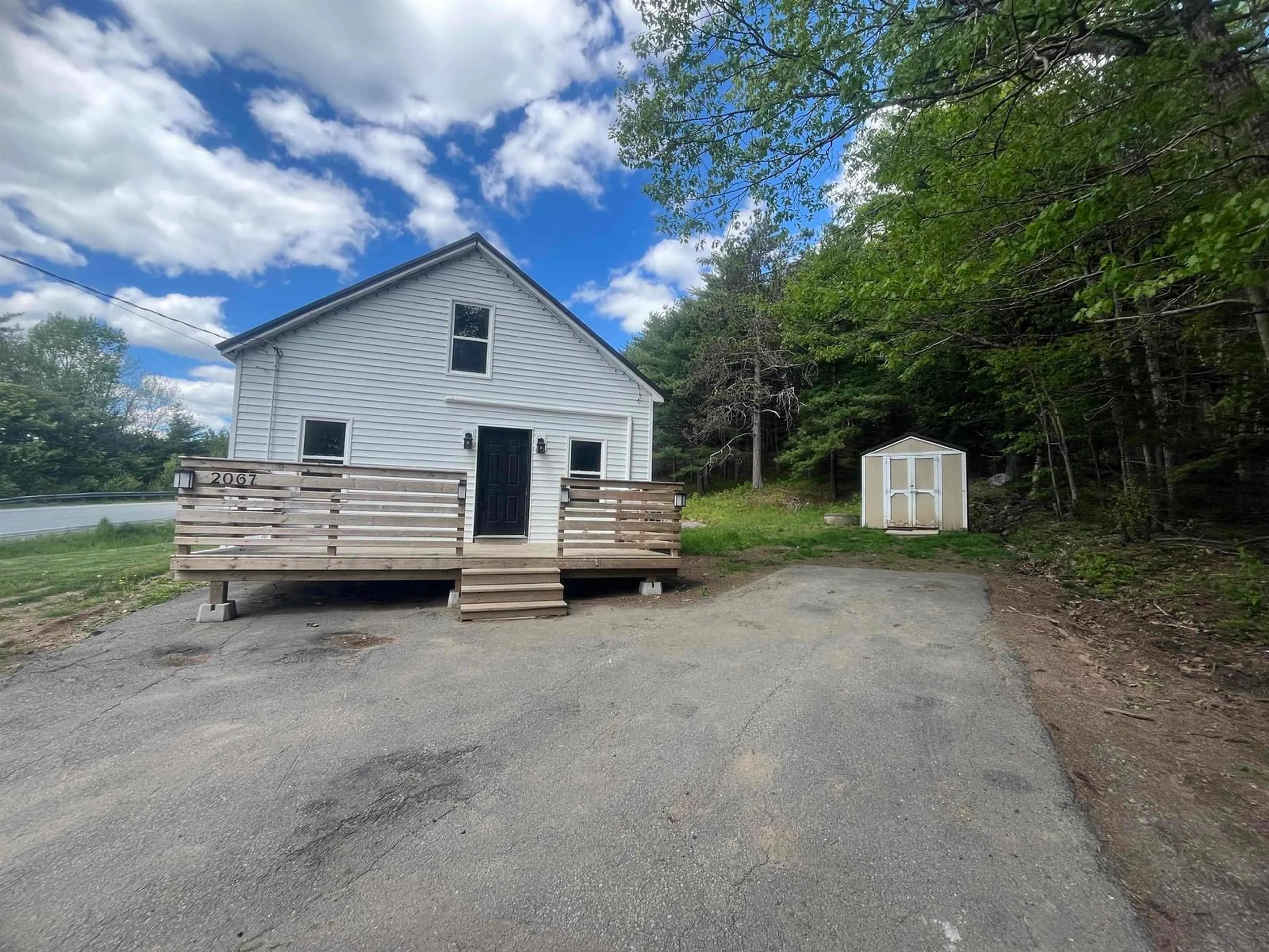 A pic from outside/outdoor area/front of a property/back of a property/a pic from drone, building for 2067 Highway 325, Whynotts Settlement Nova Scotia B4V 6M4