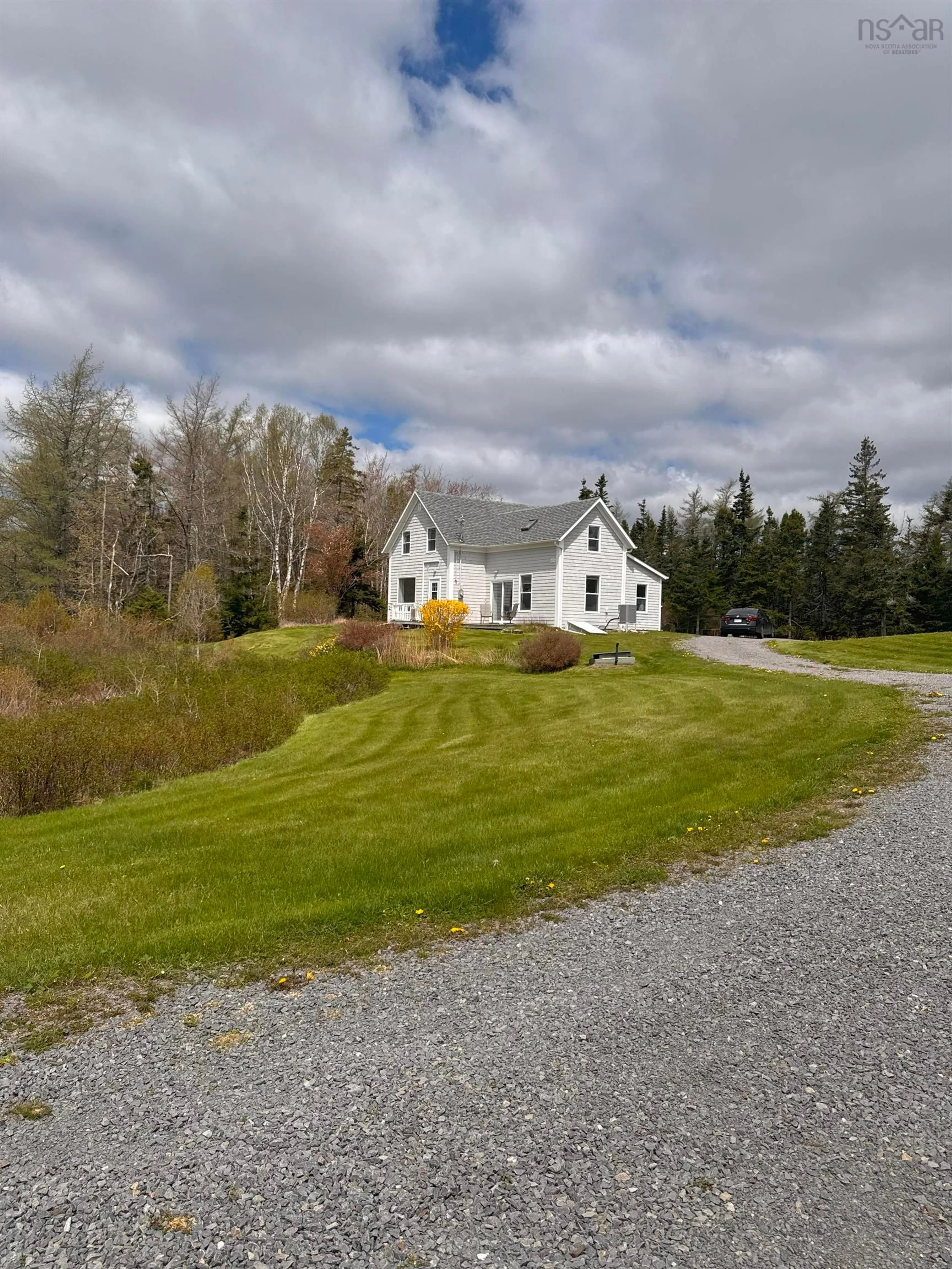 A pic from outside/outdoor area/front of a property/back of a property/a pic from drone, unknown for 14974 Highway 316, Stormont Nova Scotia B0H 1J0