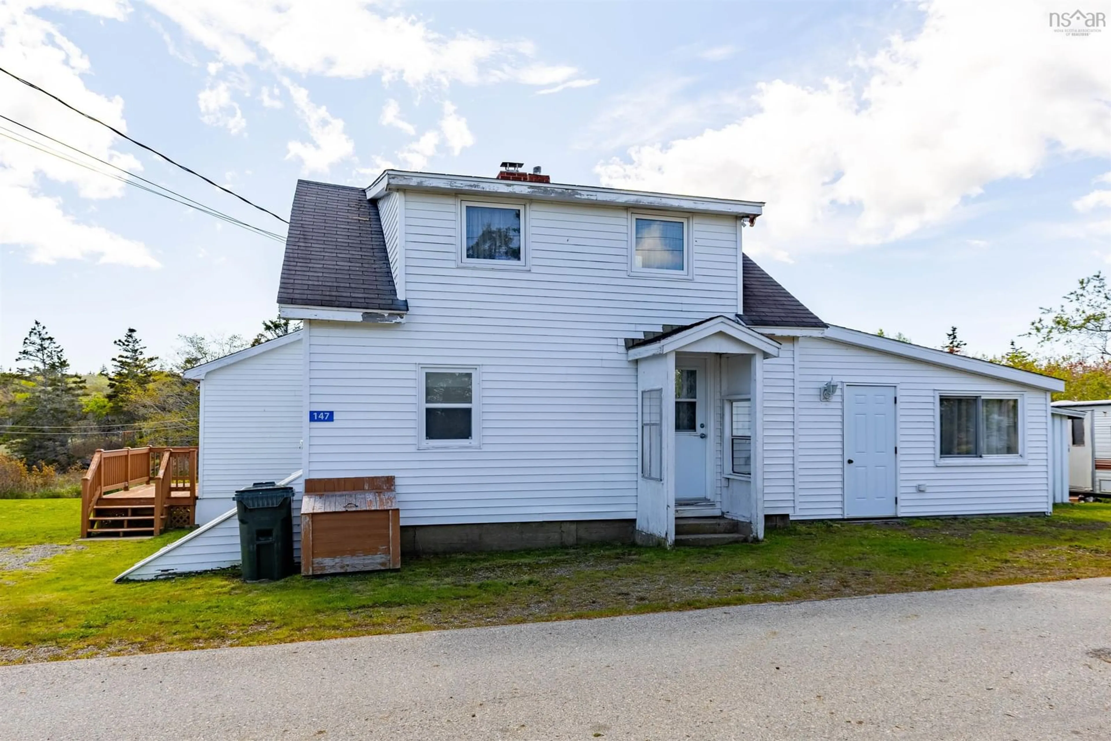 A pic from outside/outdoor area/front of a property/back of a property/a pic from drone, street for 147 Chemin Des Cottreau Rd, Wedgeport Nova Scotia B0W 3P0