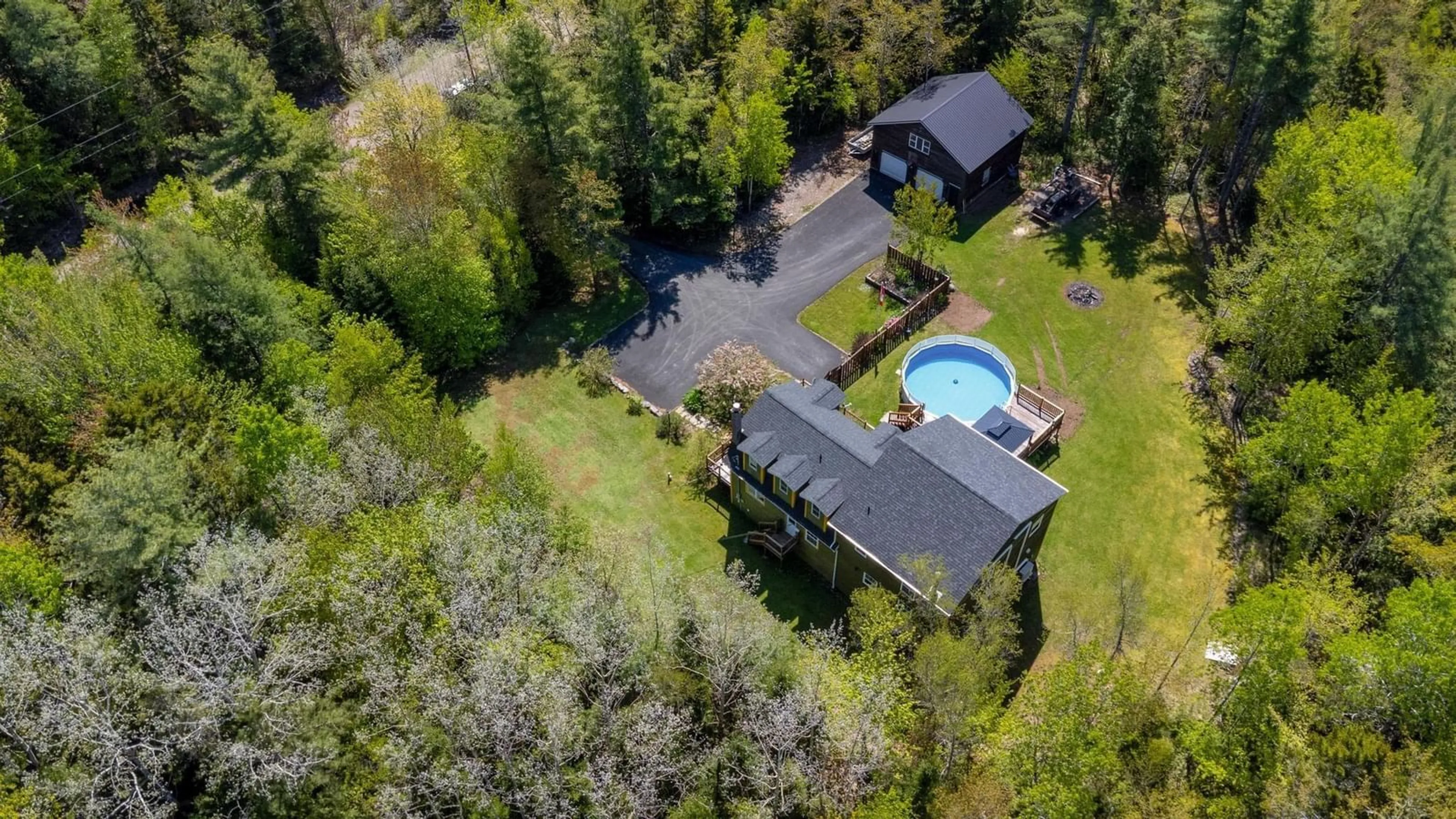 A pic from outside/outdoor area/front of a property/back of a property/a pic from drone, unknown for 233 Crocker Rd, Harmony Nova Scotia B0P 1R0