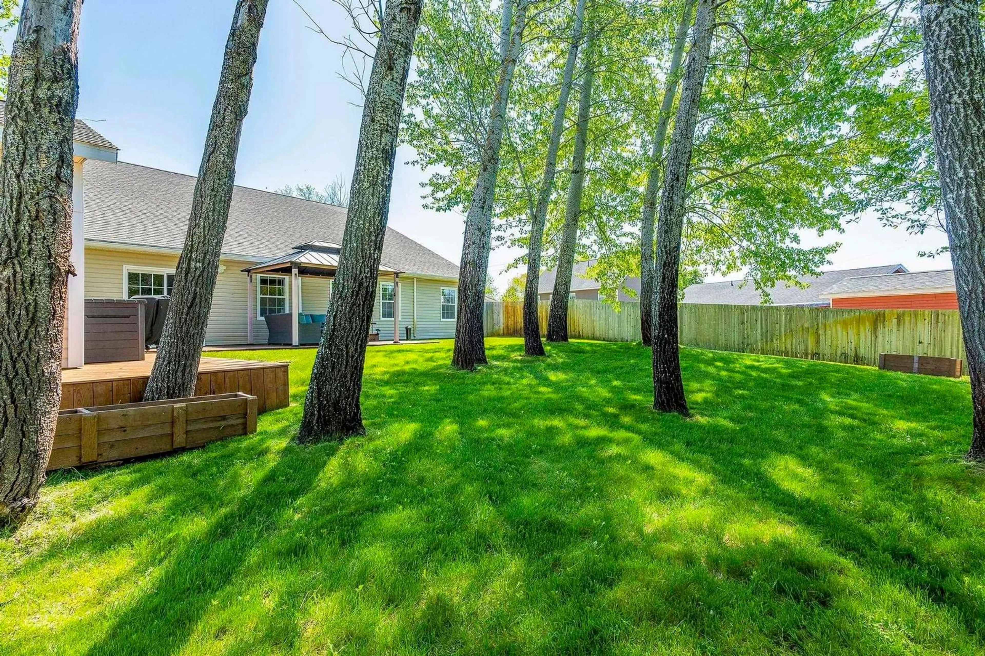 Patio, forest/trees view for 1723 Greenwood Rd, Kingston Nova Scotia B0P 1R0