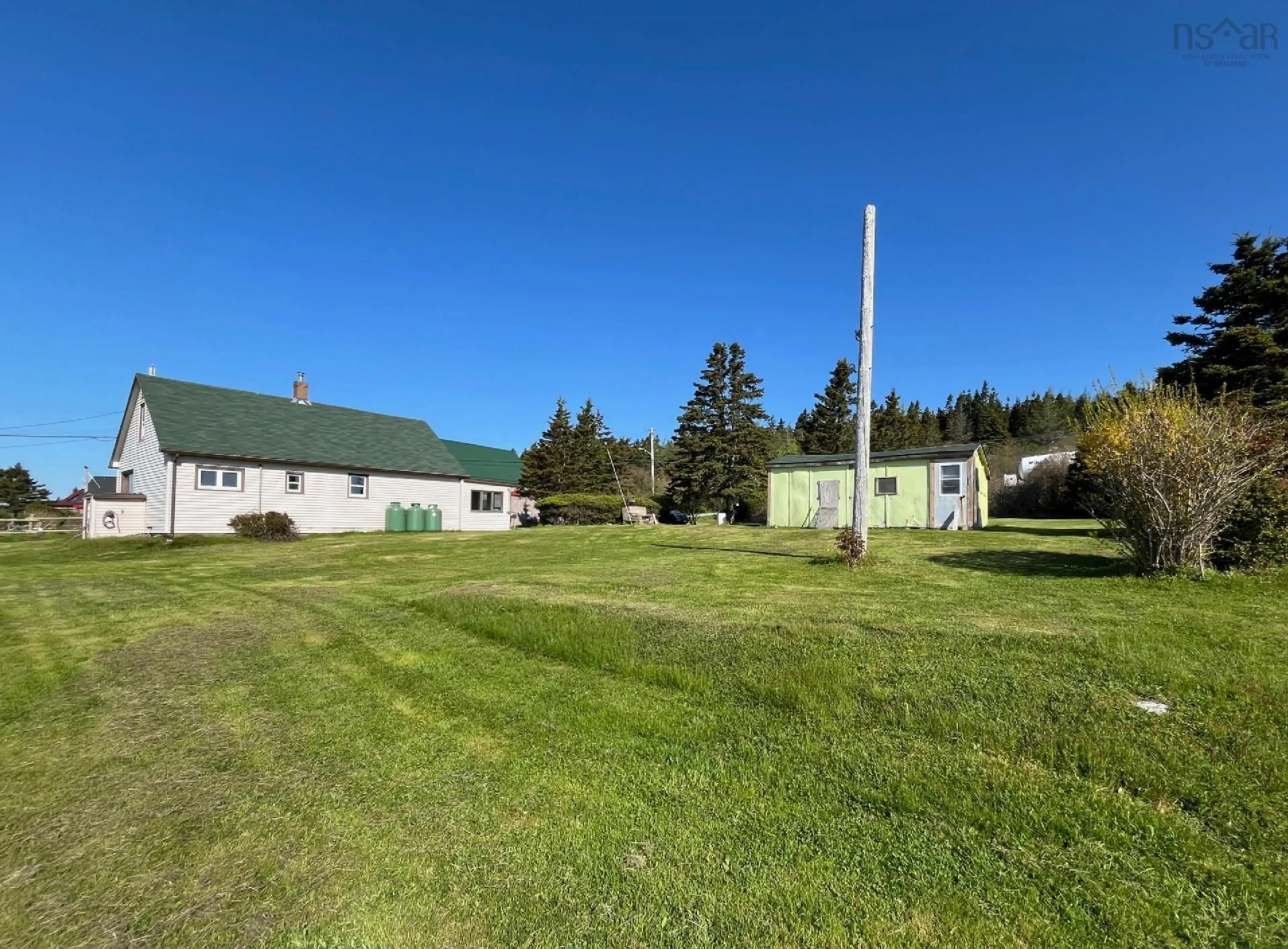A pic from outside/outdoor area/front of a property/back of a property/a pic from drone, building for 79 Mosher Rd, Kingsburg Nova Scotia B0J 2X0