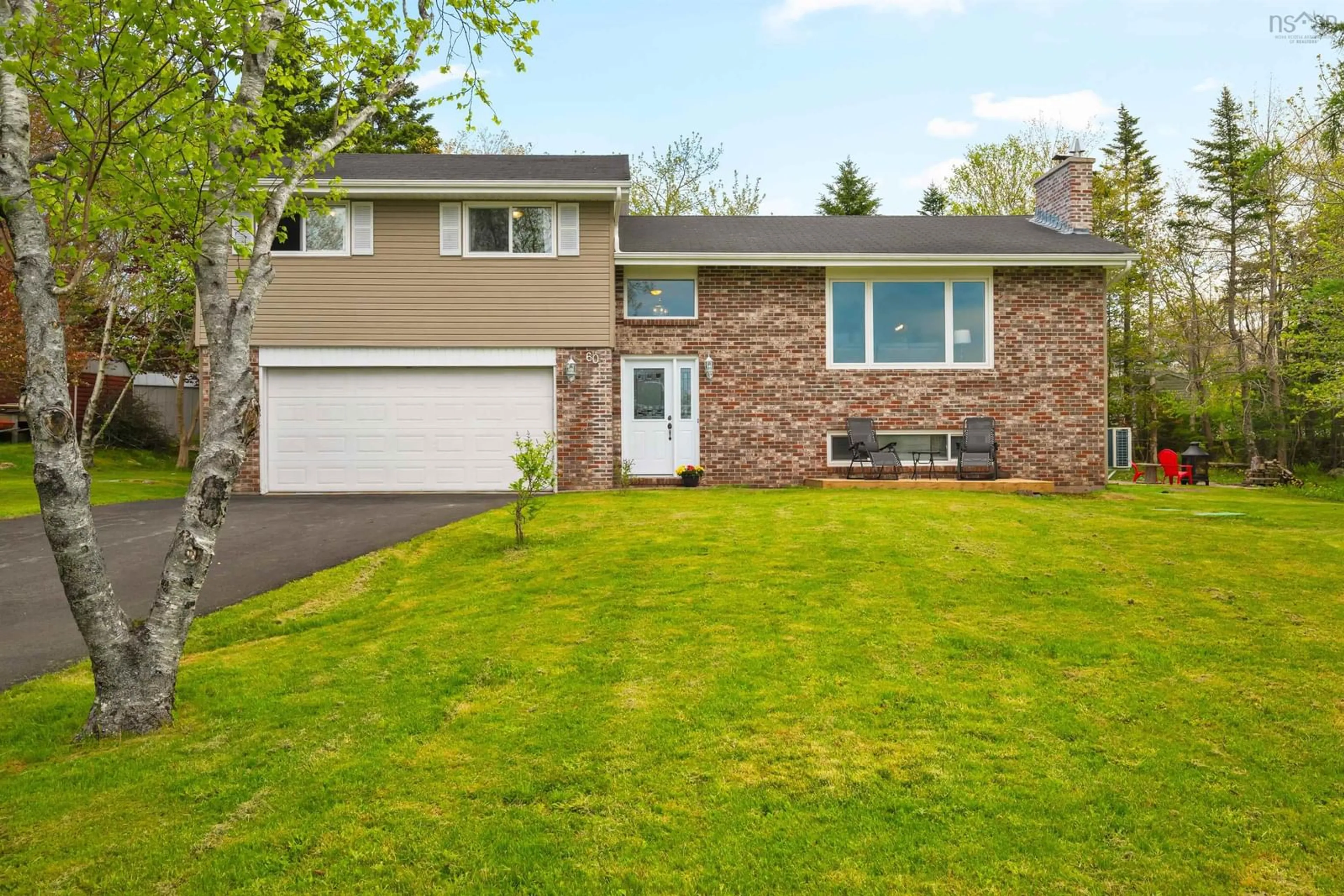 Home with vinyl exterior material, street for 60 Francie Dr, Williamswood Nova Scotia B3V 1C1