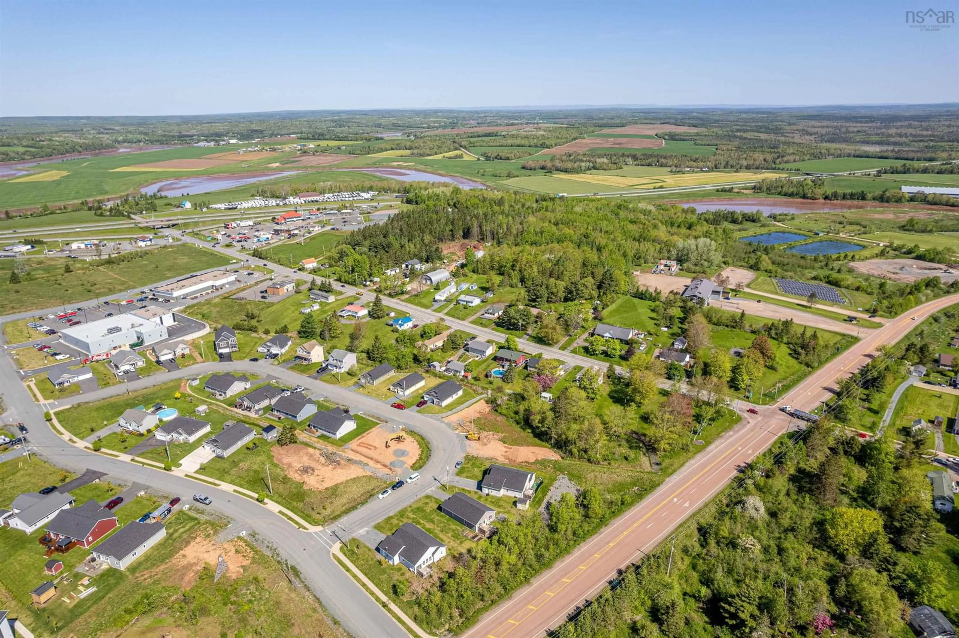 A pic from outside/outdoor area/front of a property/back of a property/a pic from drone, unknown for 7 Perry Cres, Stewiacke Nova Scotia B0N 2J0