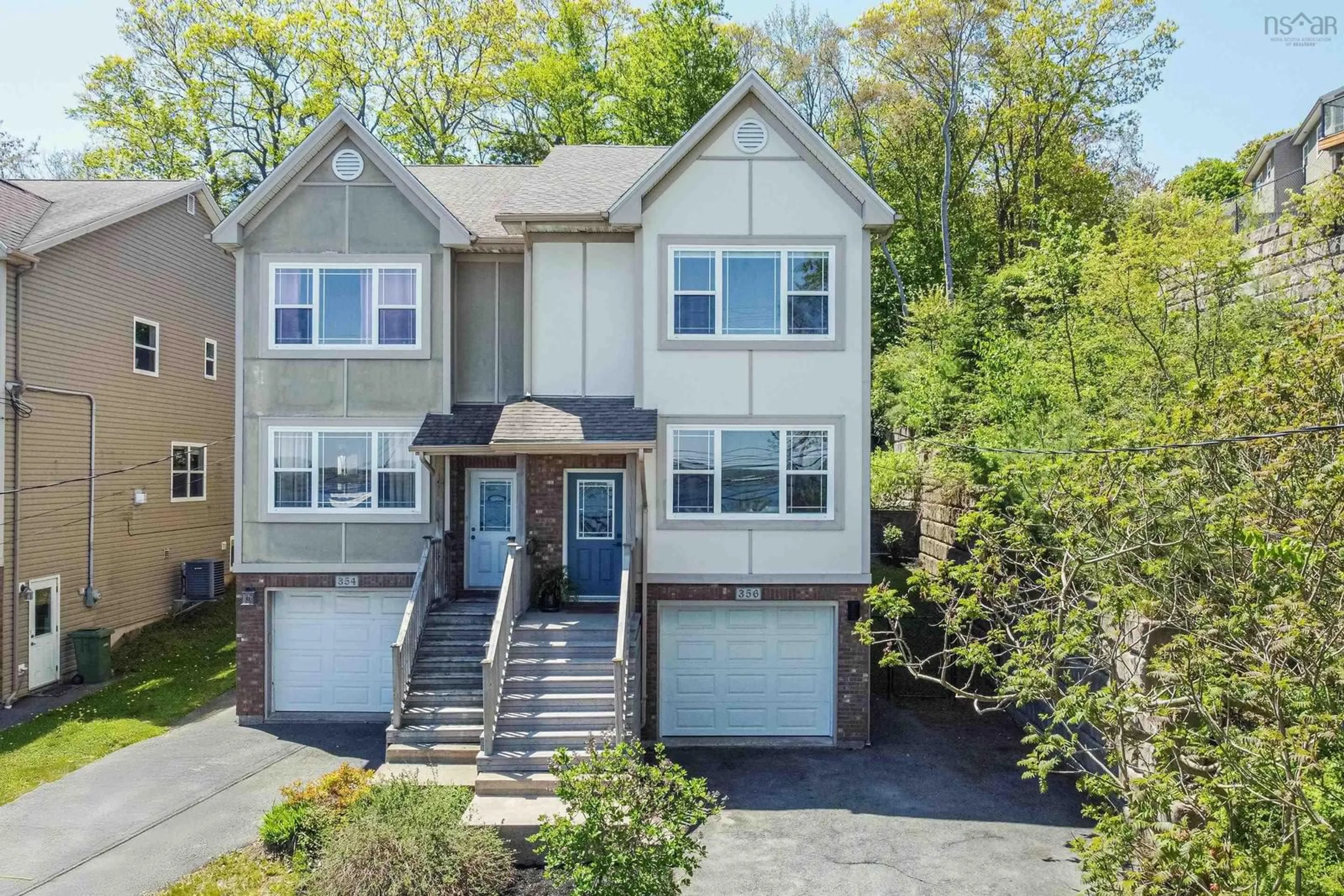 A pic from outside/outdoor area/front of a property/back of a property/a pic from drone, street for 356 Bedford Highway, Halifax Nova Scotia B3M 2K9