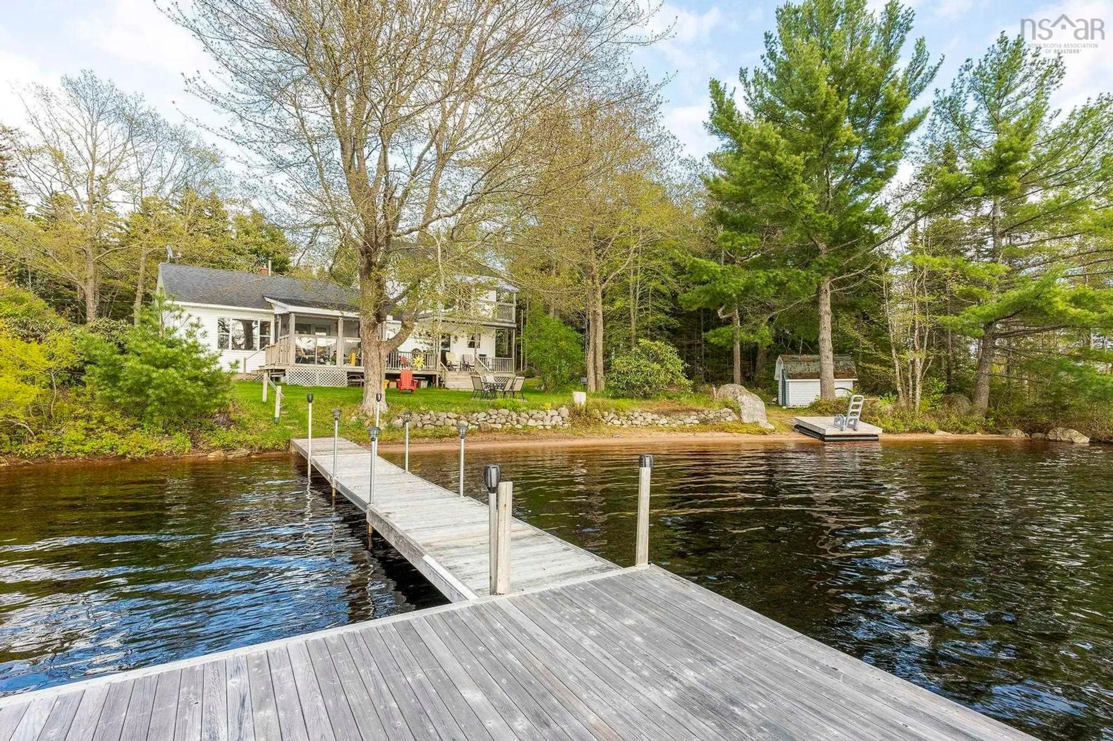 Patio, water/lake/river/ocean view for 519 Adams Rd, New Albany Nova Scotia B0S 1P0