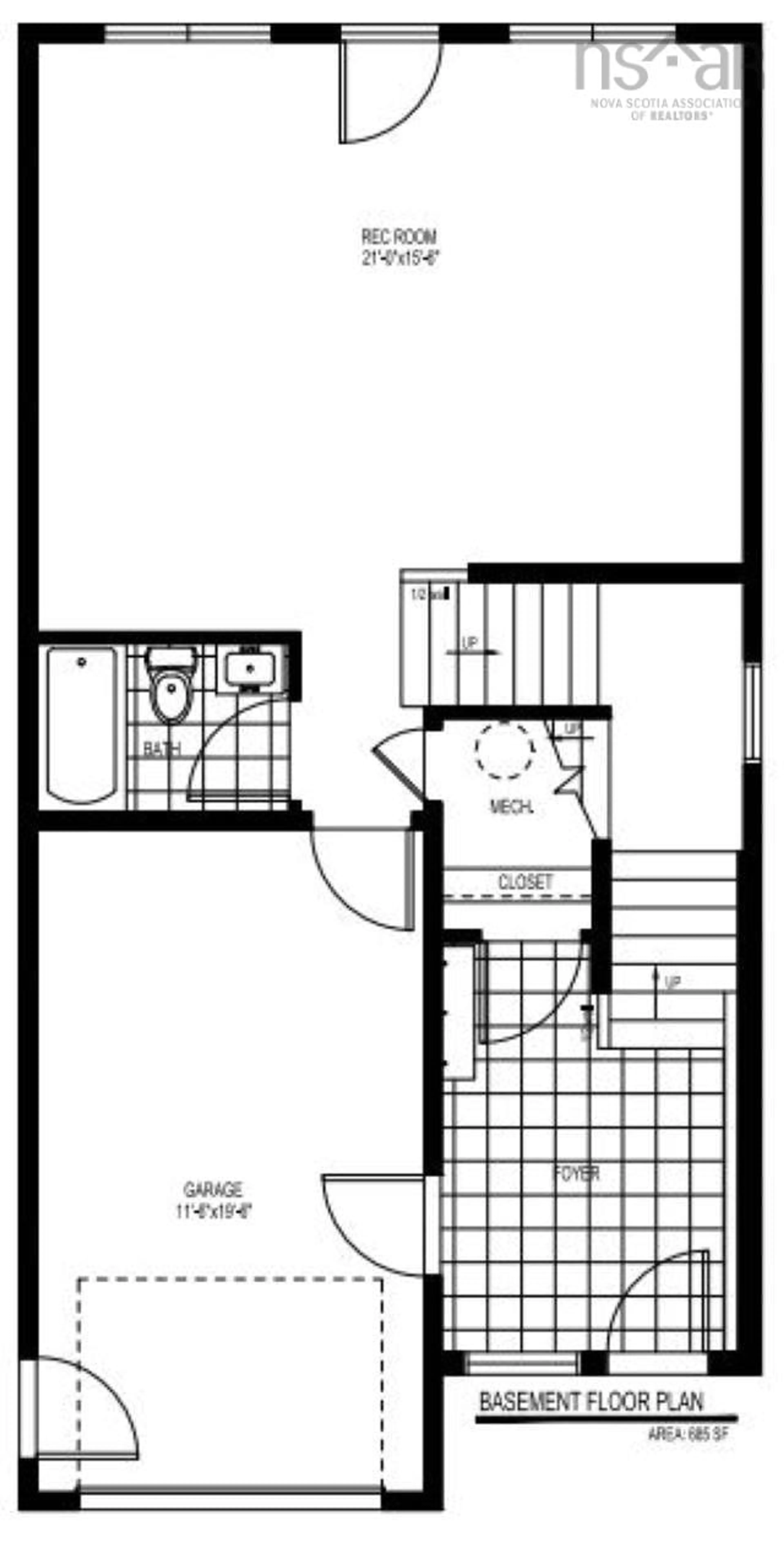 Floor plan for 194 Brunello Blvd, Brunello Estates Nova Scotia B3T 0J4
