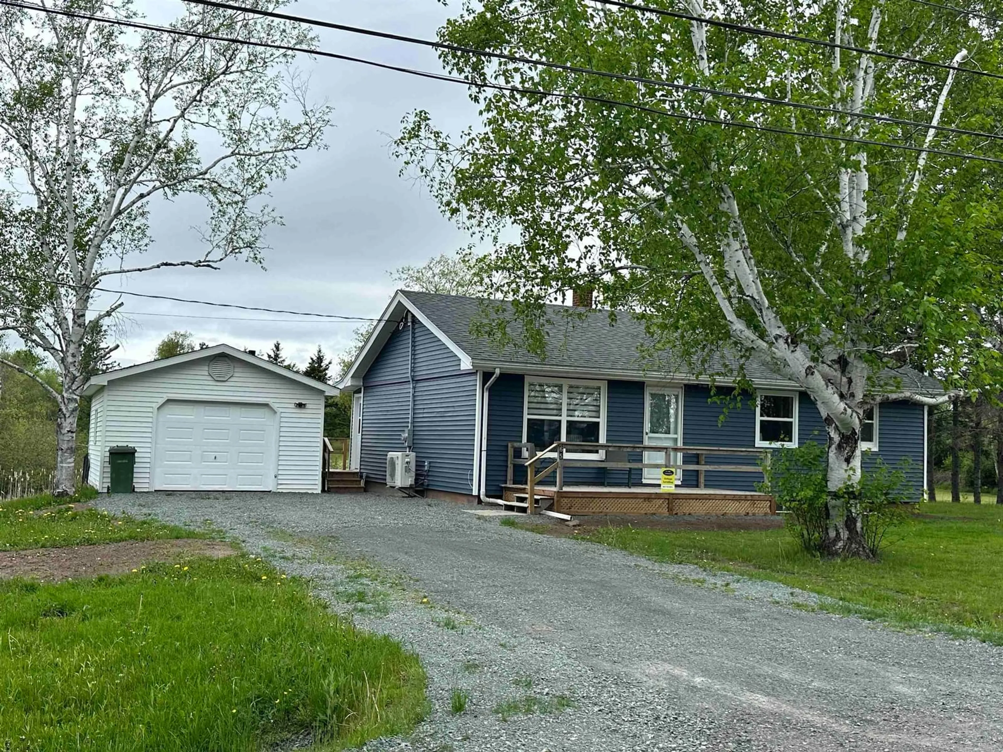 A pic from outside/outdoor area/front of a property/back of a property/a pic from drone, street for 65 Harris Rd, Haliburton Nova Scotia B0K 1H0