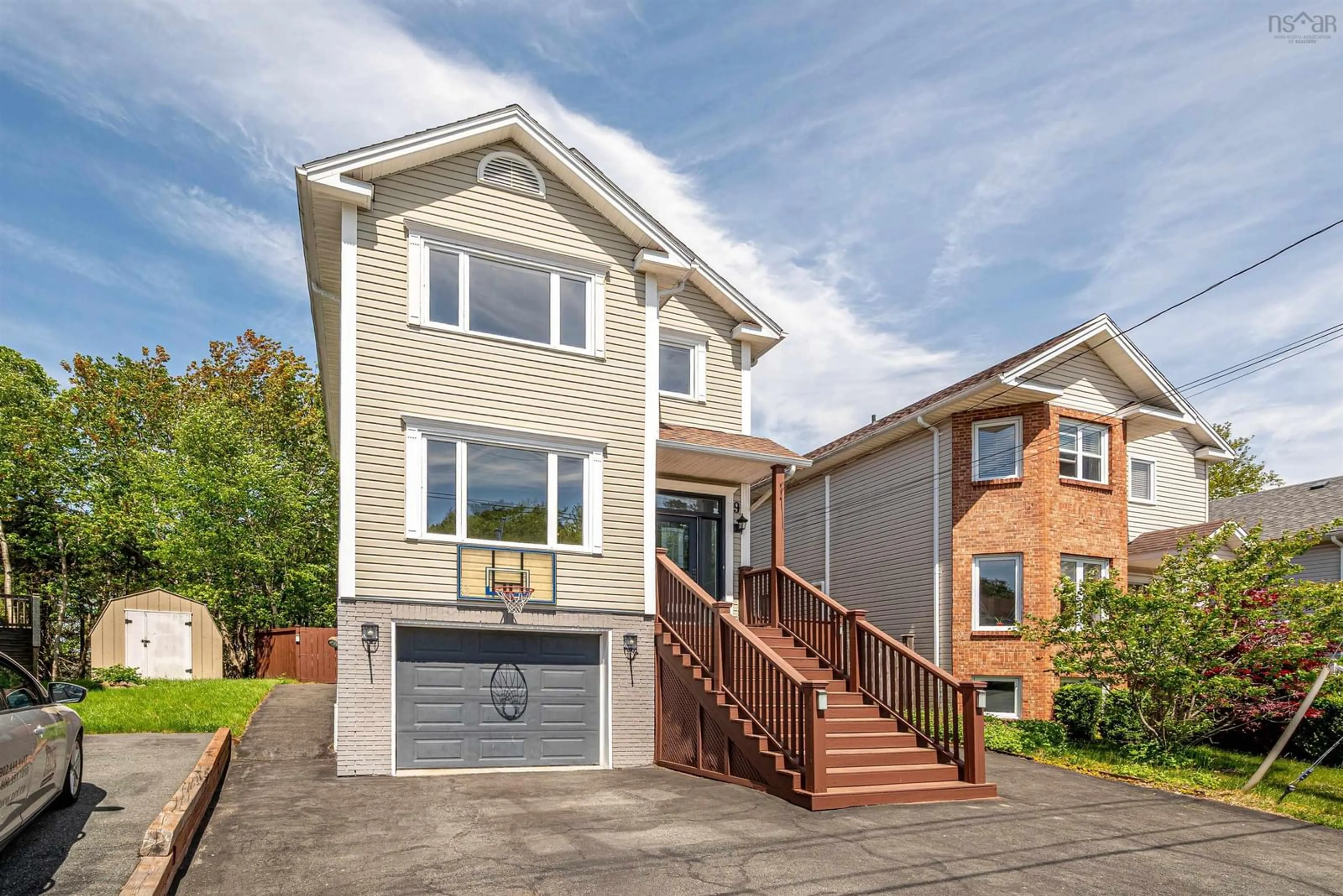 Home with vinyl exterior material, street for 9 James Winfield Lane, Bedford Nova Scotia B4A 4C3