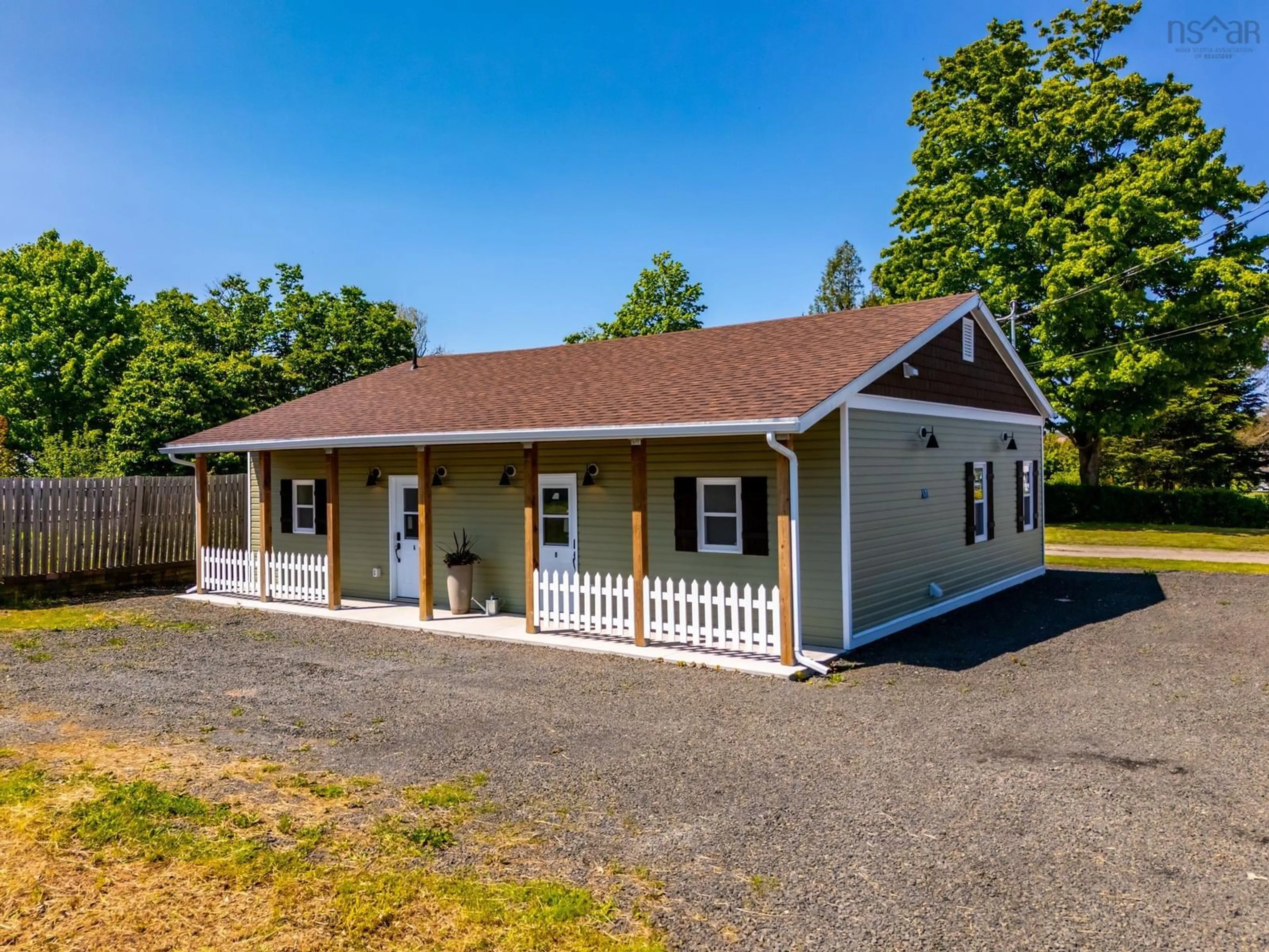 A pic from outside/outdoor area/front of a property/back of a property/a pic from drone, building for 17 Mckenna St, Bridgetown Nova Scotia B0S 1C0