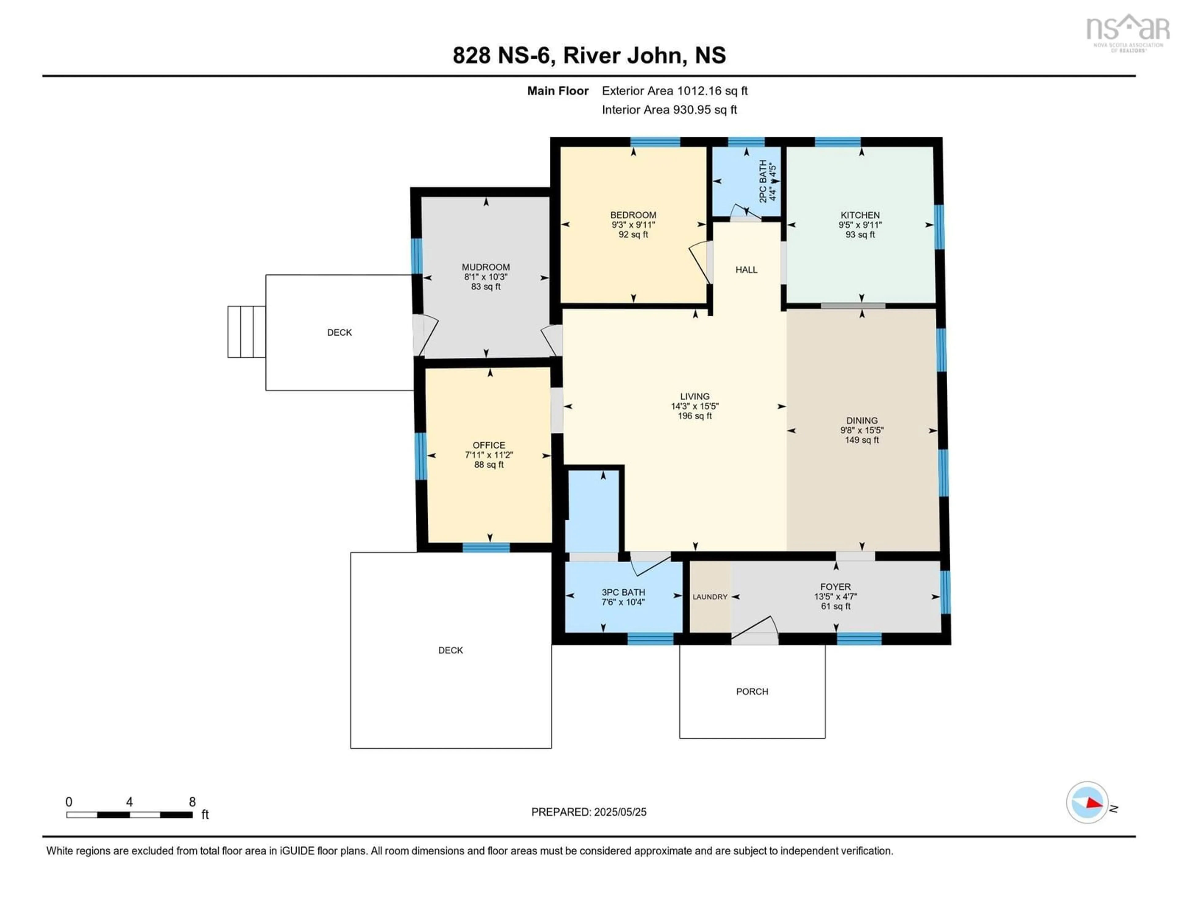 Floor plan for 828 Highway 6, Marshville Nova Scotia B0K 1N0