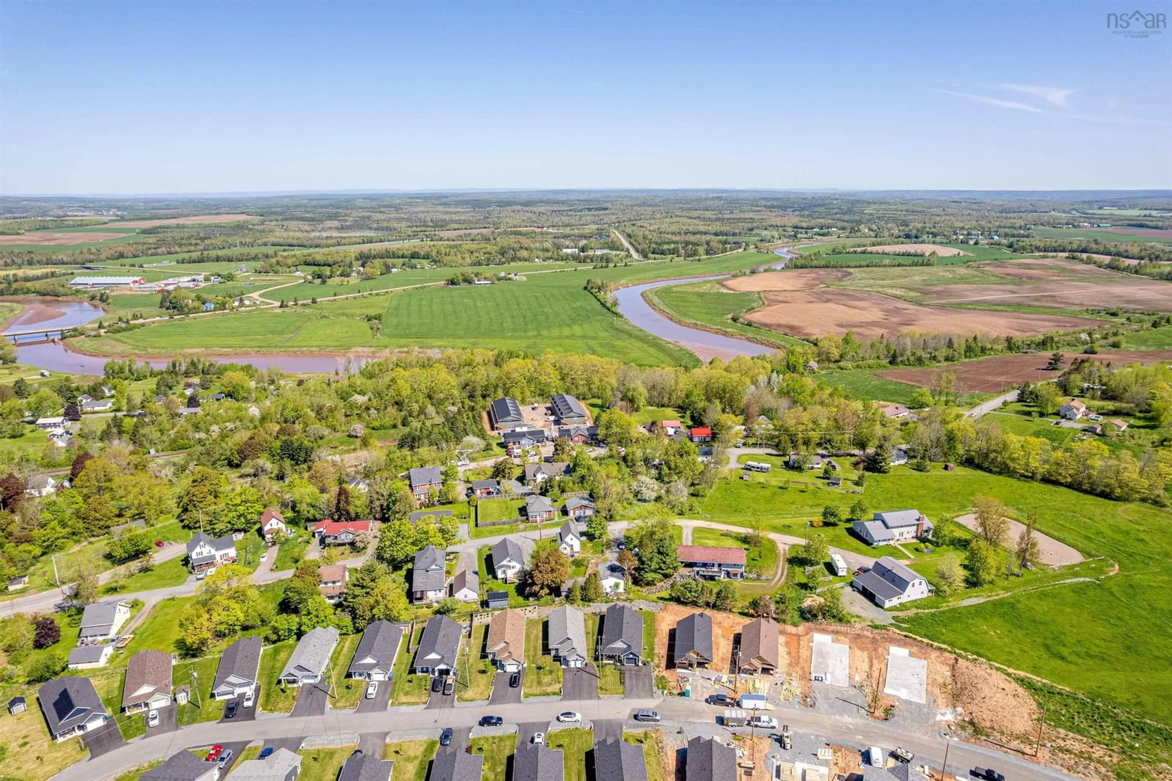 A pic from outside/outdoor area/front of a property/back of a property/a pic from drone, water/lake/river/ocean view for 31 Ruby's Hwy, Stewiacke Nova Scotia B0N 2J0