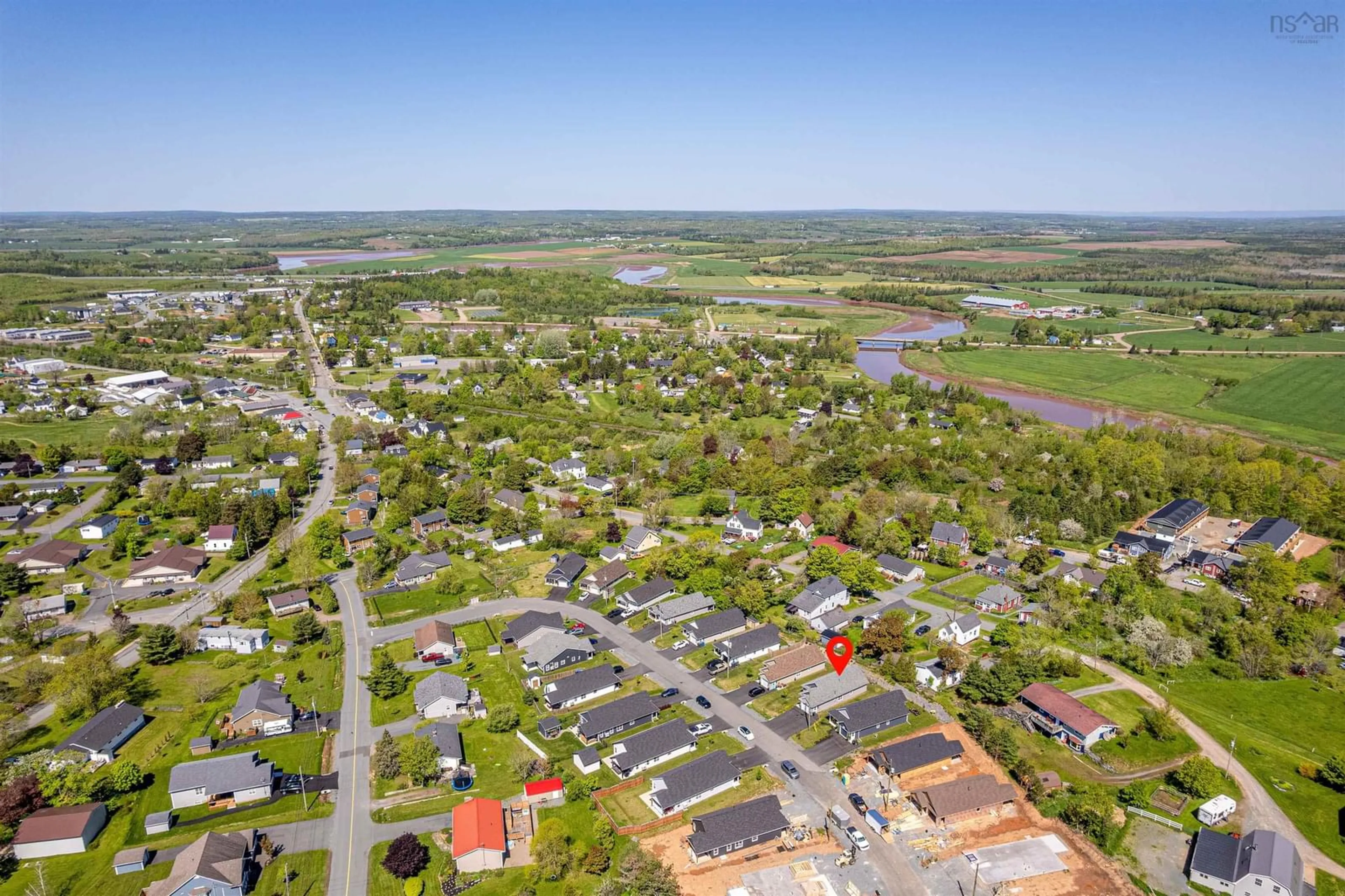 A pic from outside/outdoor area/front of a property/back of a property/a pic from drone, water/lake/river/ocean view for 31 Ruby's Hwy, Stewiacke Nova Scotia B0N 2J0