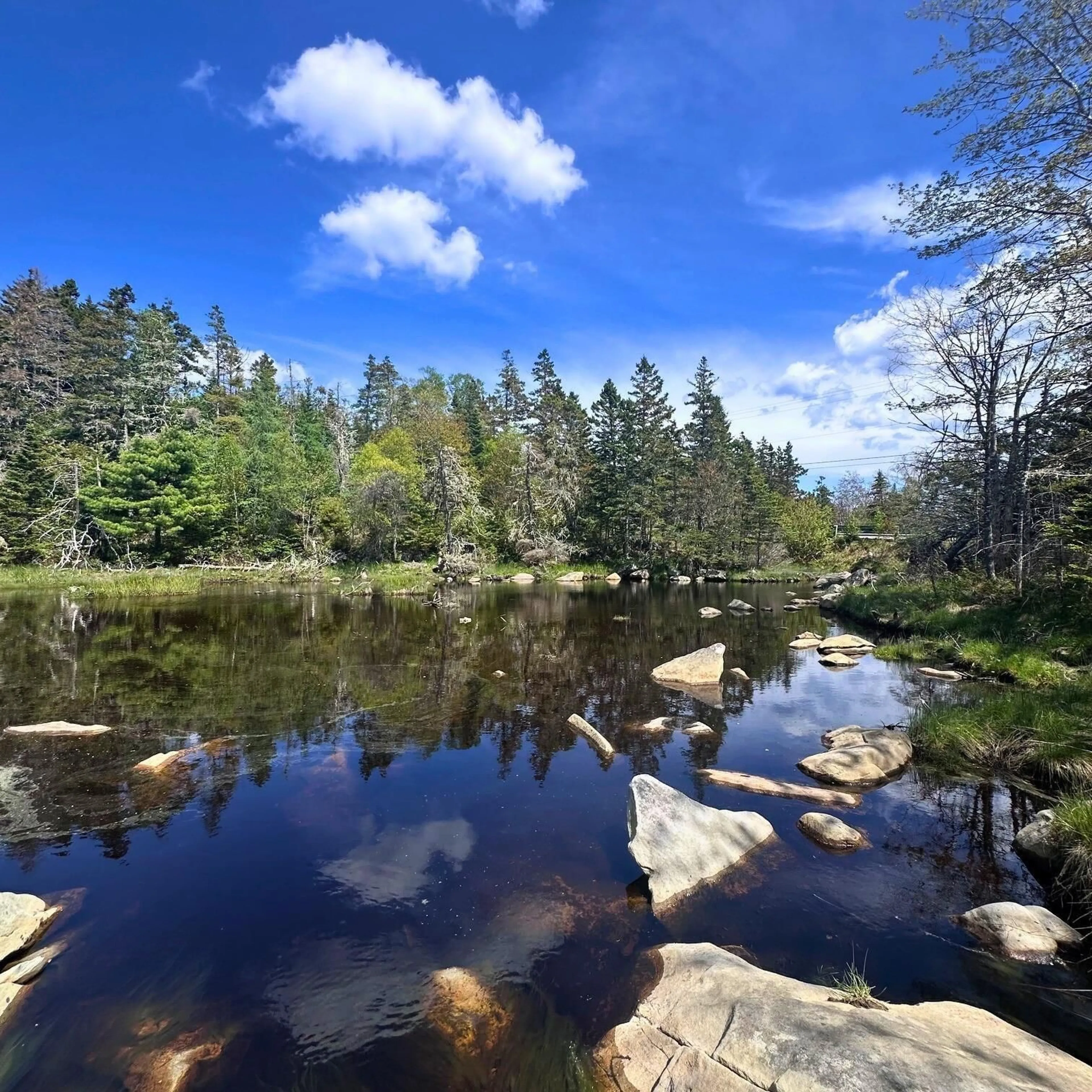 A pic from outside/outdoor area/front of a property/back of a property/a pic from drone, water/lake/river/ocean view for 8630 Highway 331, Voglers Cove Nova Scotia B0J 2H0