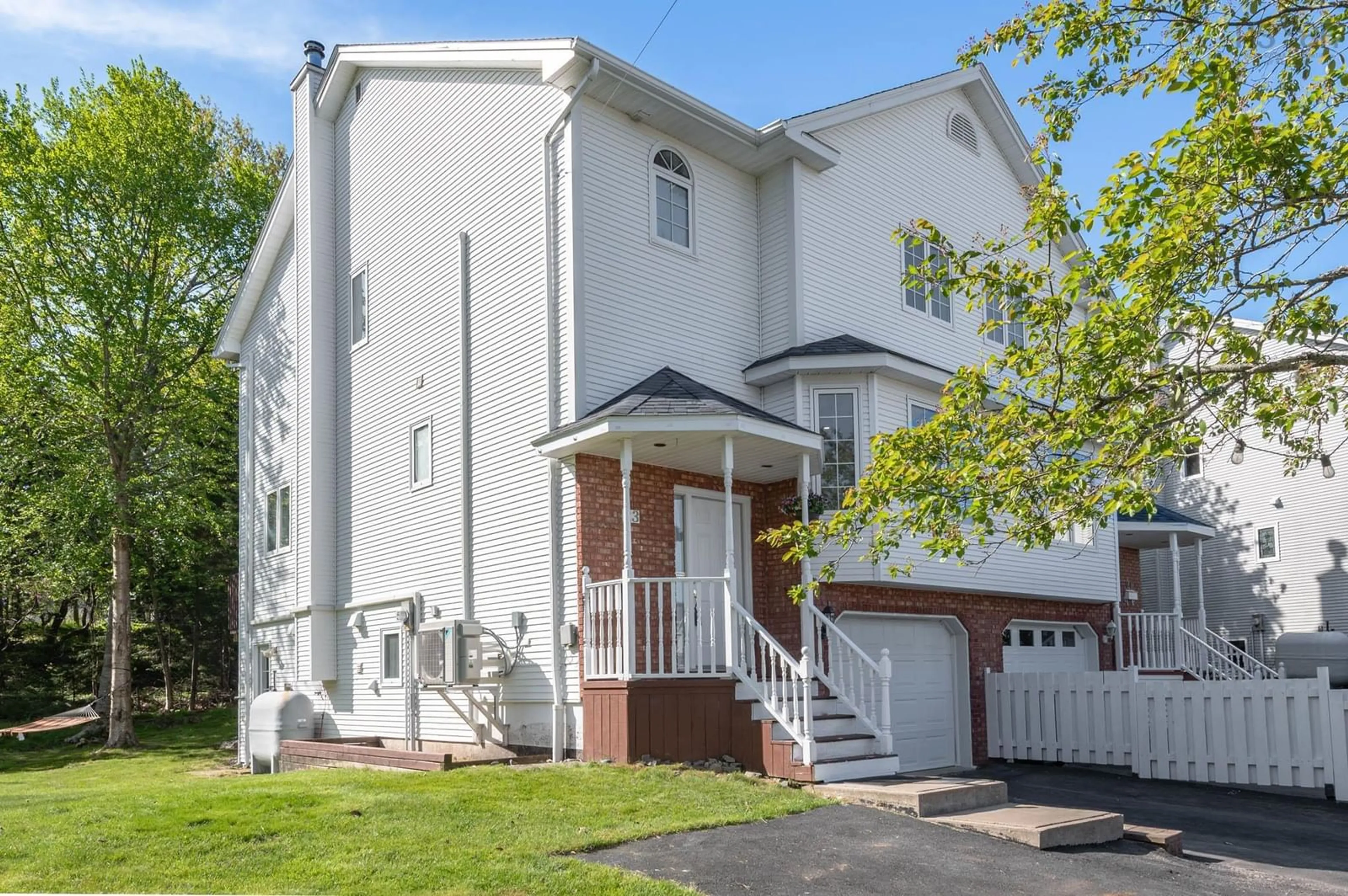 Home with vinyl exterior material, street for 23 Moss Crt, Halifax Nova Scotia B3S 1E2
