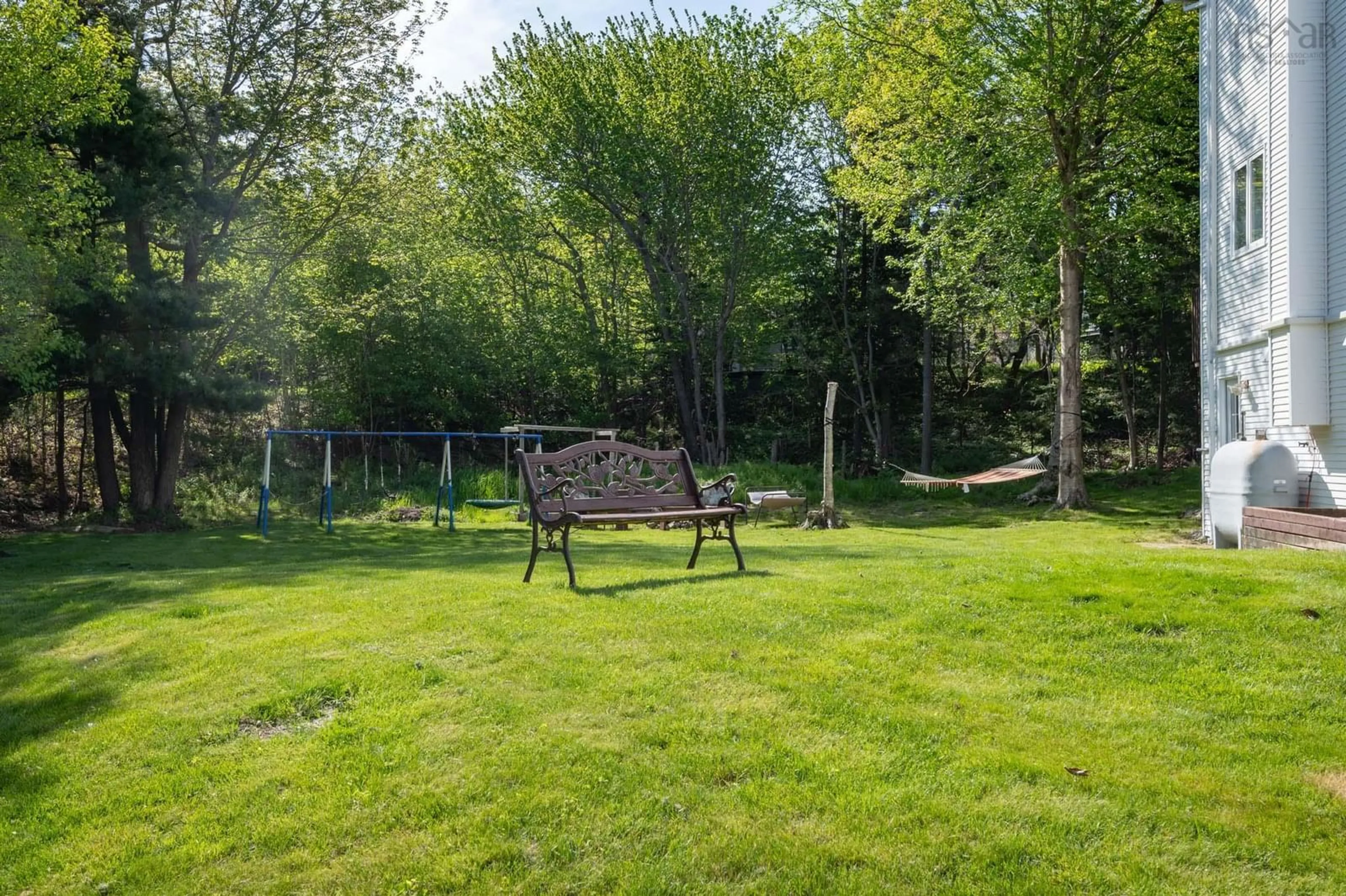 Patio, forest/trees view for 23 Moss Crt, Halifax Nova Scotia B3S 1E2