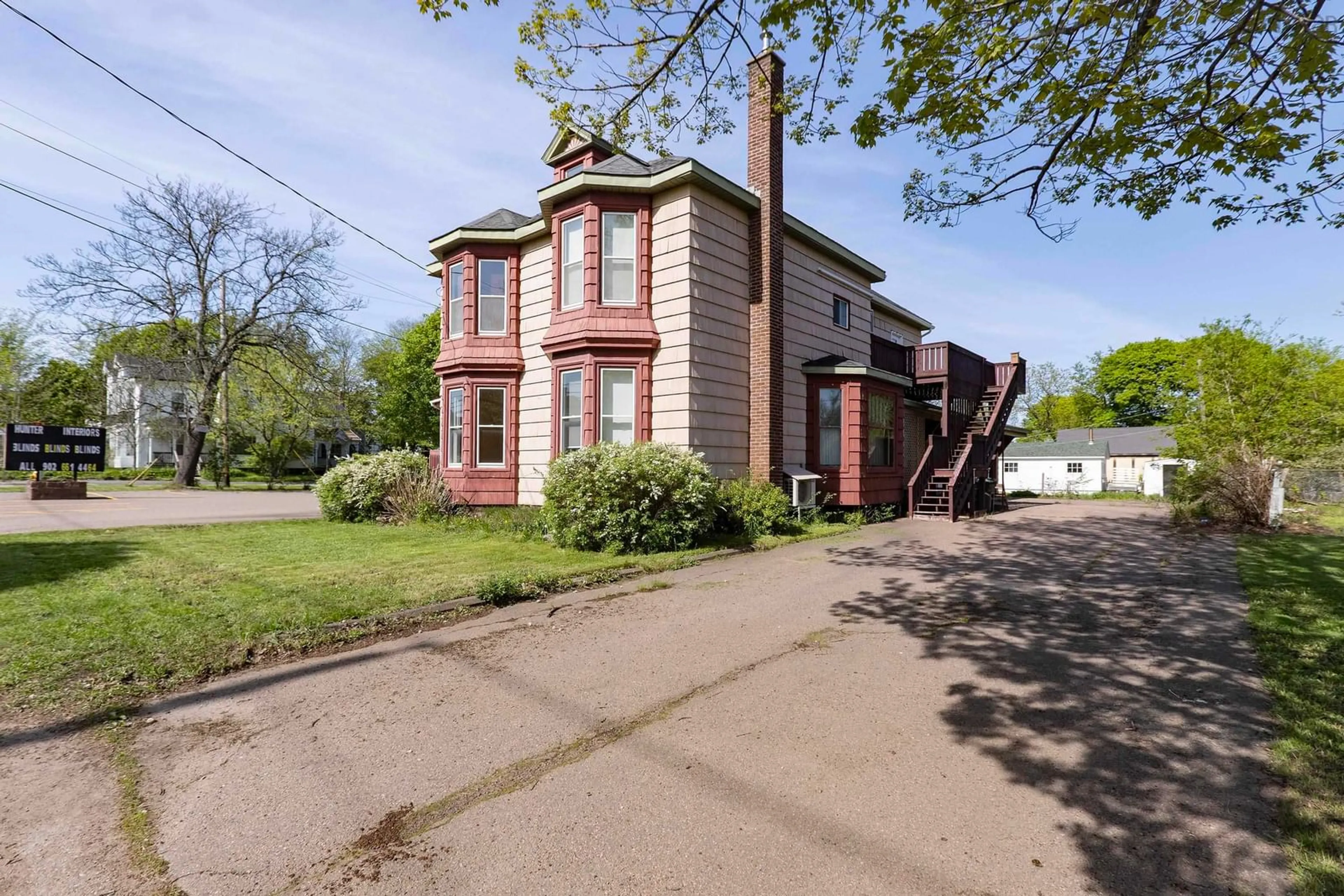 A pic from outside/outdoor area/front of a property/back of a property/a pic from drone, building for 58 Albion St, Amherst Nova Scotia B4H 2W1