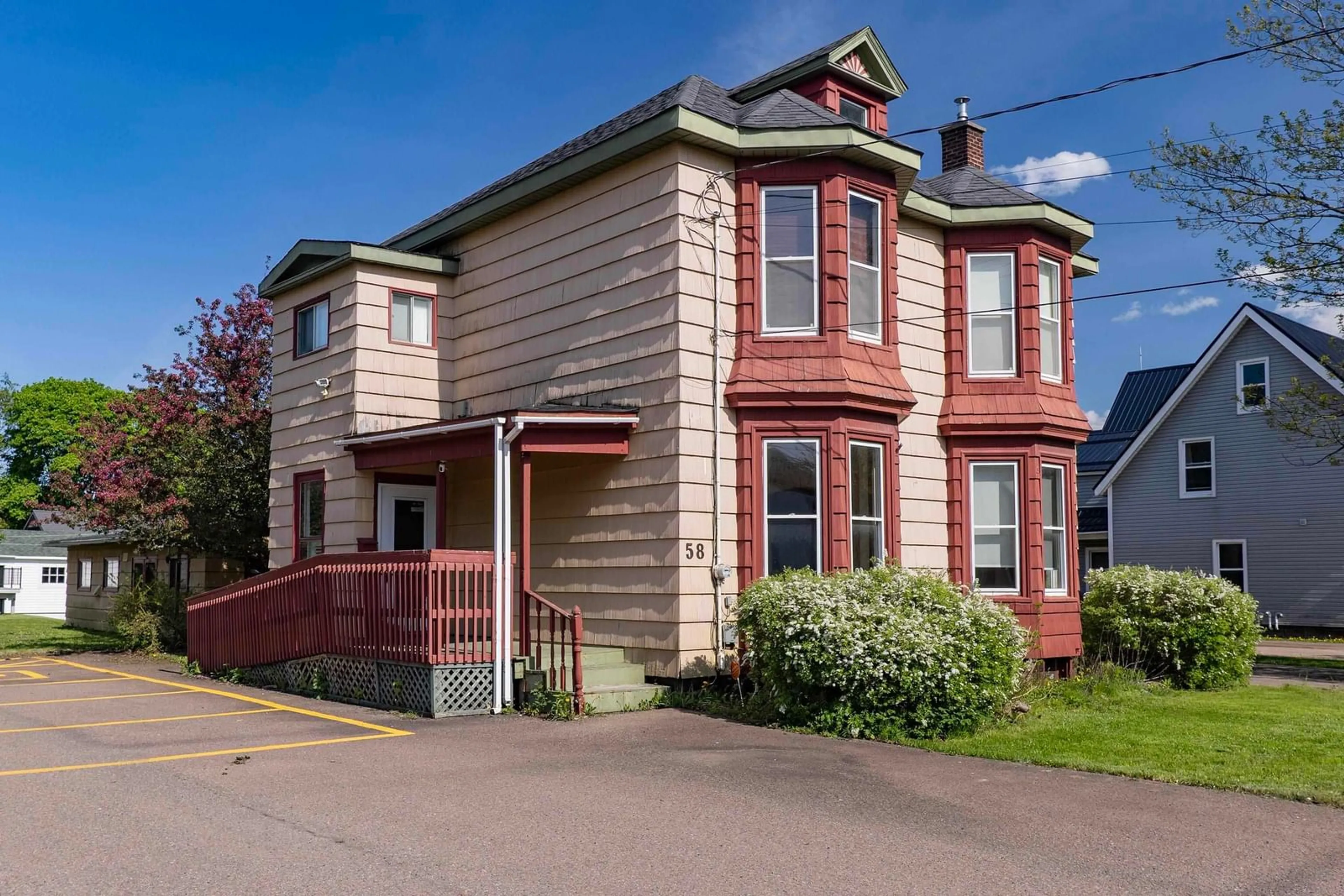 Home with brick exterior material, street for 58 Albion St, Amherst Nova Scotia B4H 2W1