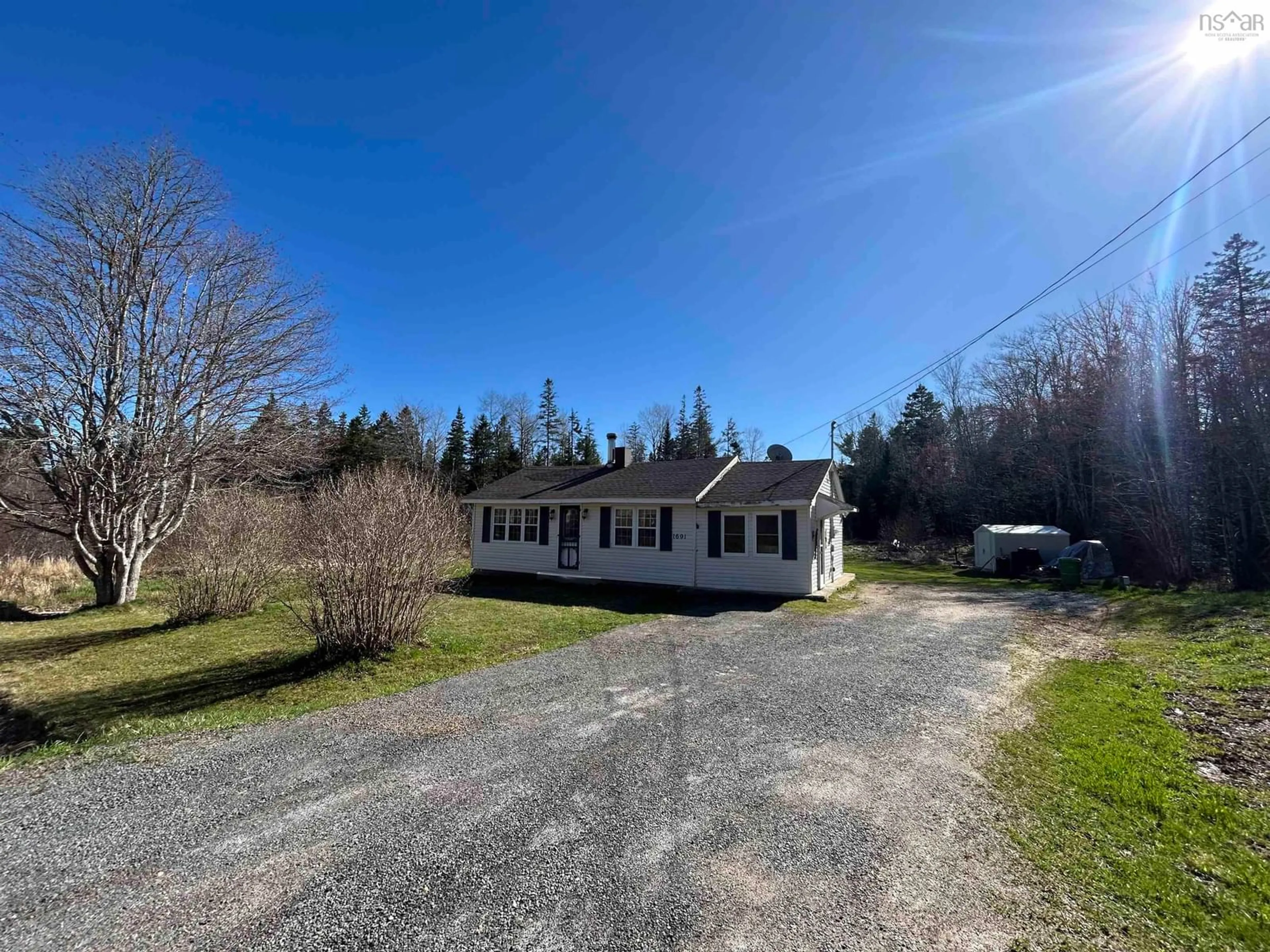 A pic from outside/outdoor area/front of a property/back of a property/a pic from drone, building for 1691 Greenfield Rd, Greenfield Nova Scotia B0P 1X0