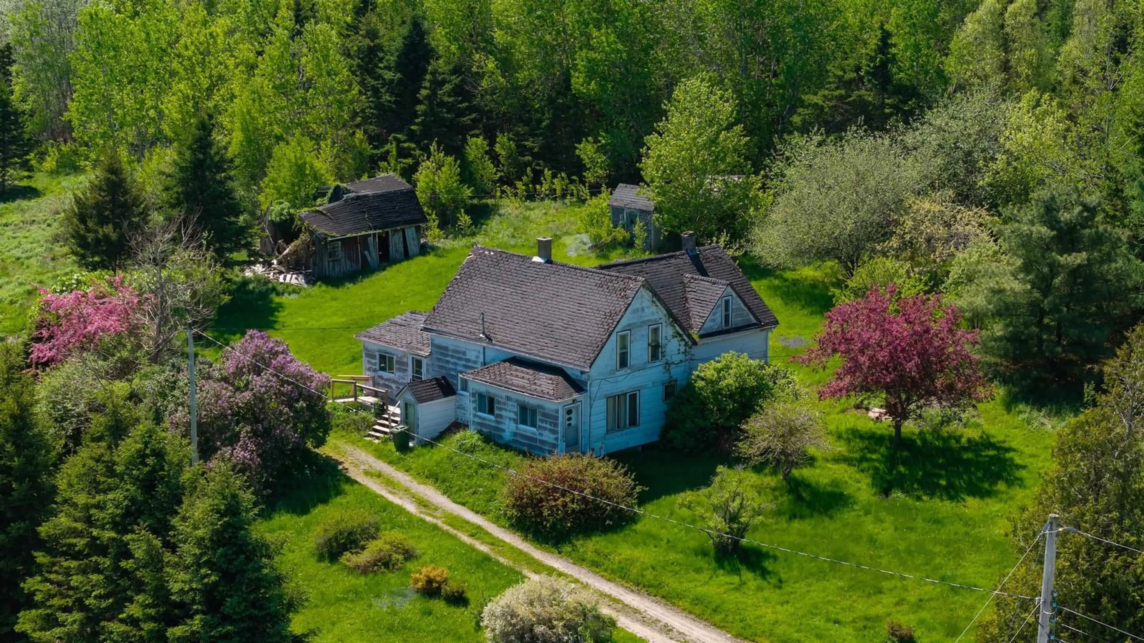 A pic from outside/outdoor area/front of a property/back of a property/a pic from drone, street for 2 George Street Exten, Stewiacke Nova Scotia B0N 1J0