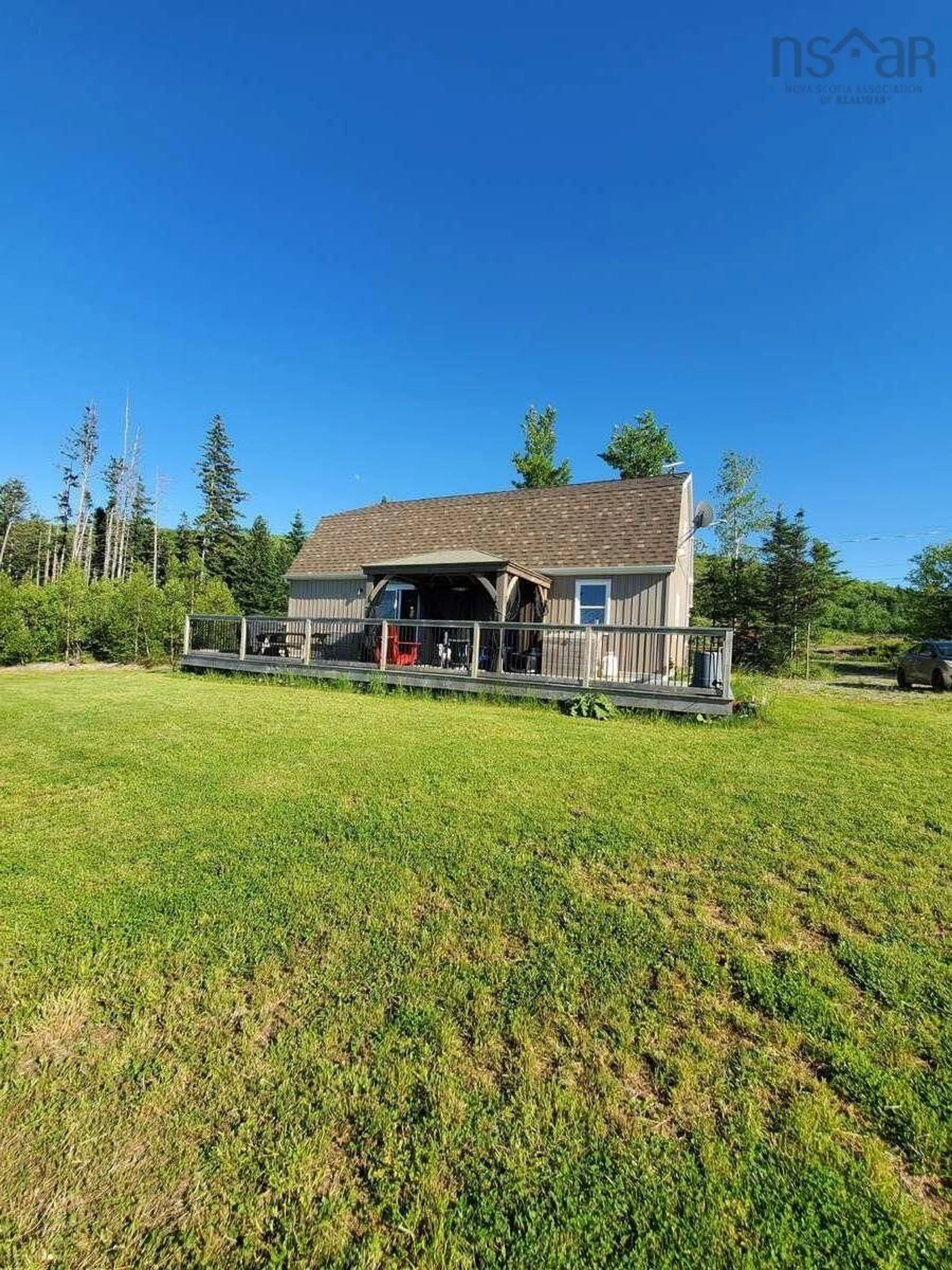 A pic from outside/outdoor area/front of a property/back of a property/a pic from drone, unknown for 995 Smithville Rd, Mabou Nova Scotia B0E 1X0