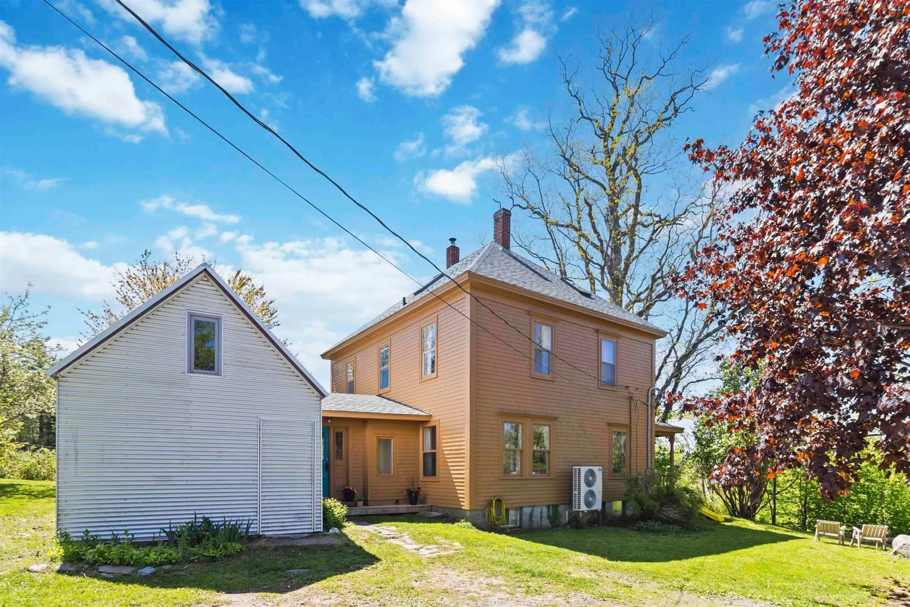A pic from outside/outdoor area/front of a property/back of a property/a pic from drone, street for 3330 Highway 10, Pinehurst Nova Scotia B0R 1E0