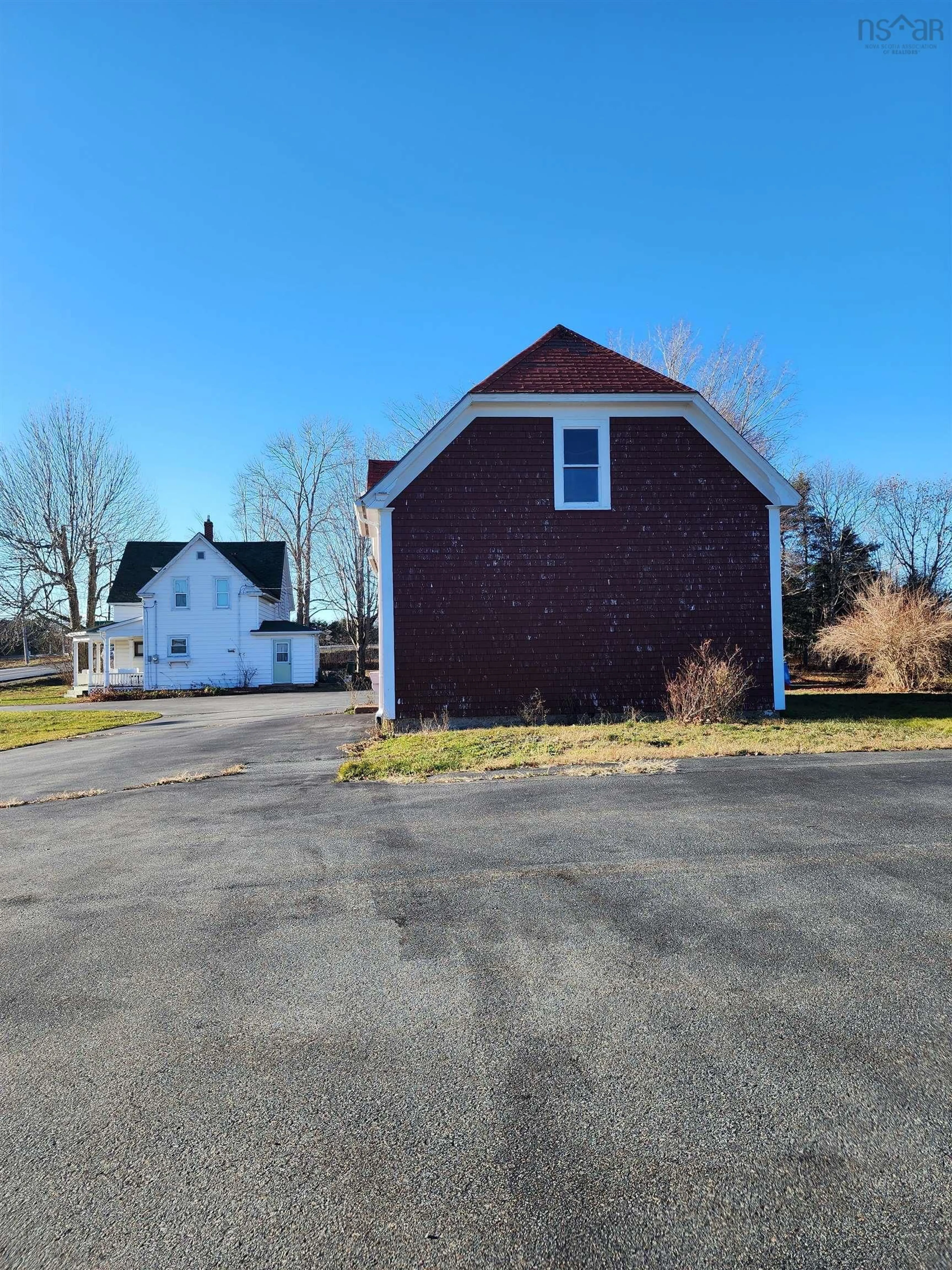 A pic from outside/outdoor area/front of a property/back of a property/a pic from drone, street for 2826 Hwy 325, Wileville Nova Scotia B4V 5G3
