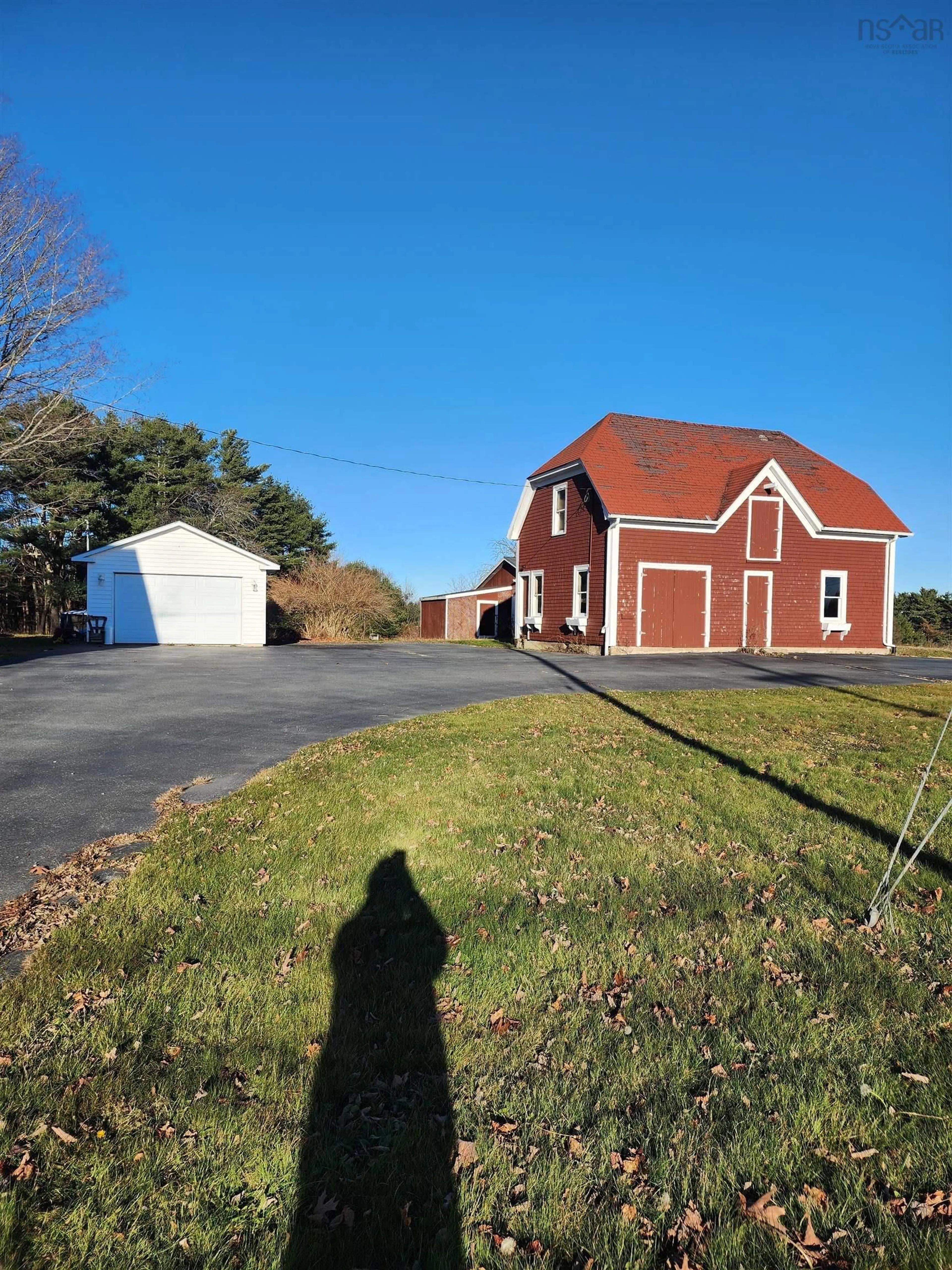 A pic from outside/outdoor area/front of a property/back of a property/a pic from drone, street for 2826 Hwy 325, Wileville Nova Scotia B4V 5G3