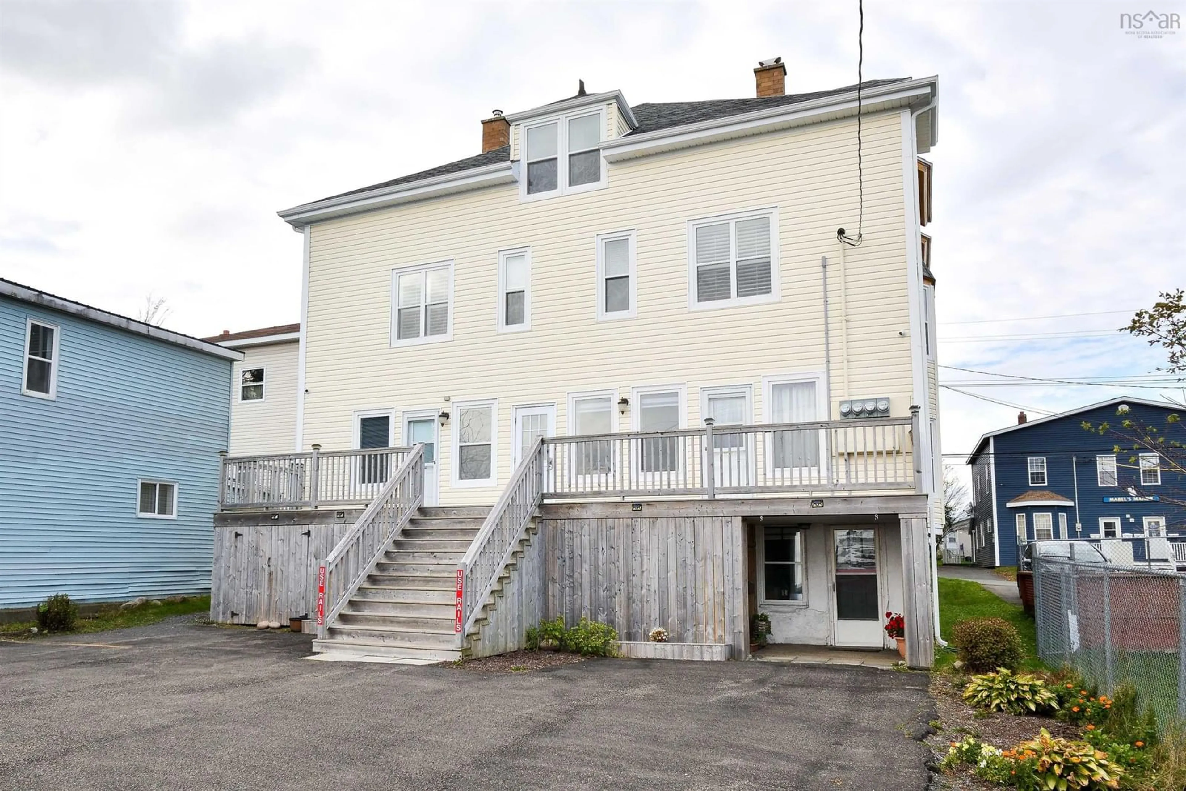 Patio, building for 121 & 123 Pierce St, North Sydney Nova Scotia B2A 1P4