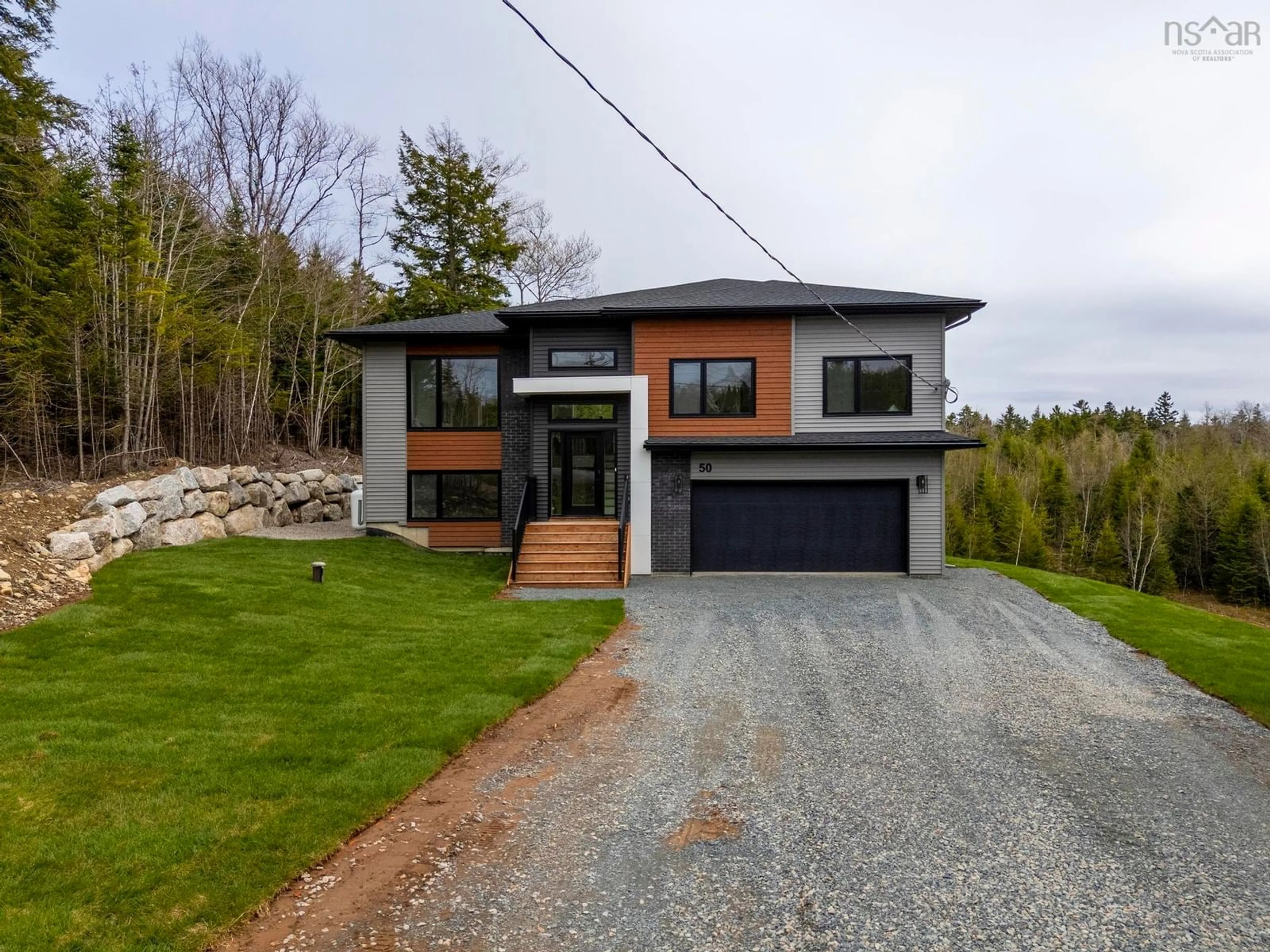 Home with brick exterior material, street for 50 Sweetfern Lane, Middle Sackville Nova Scotia B4E 0W8
