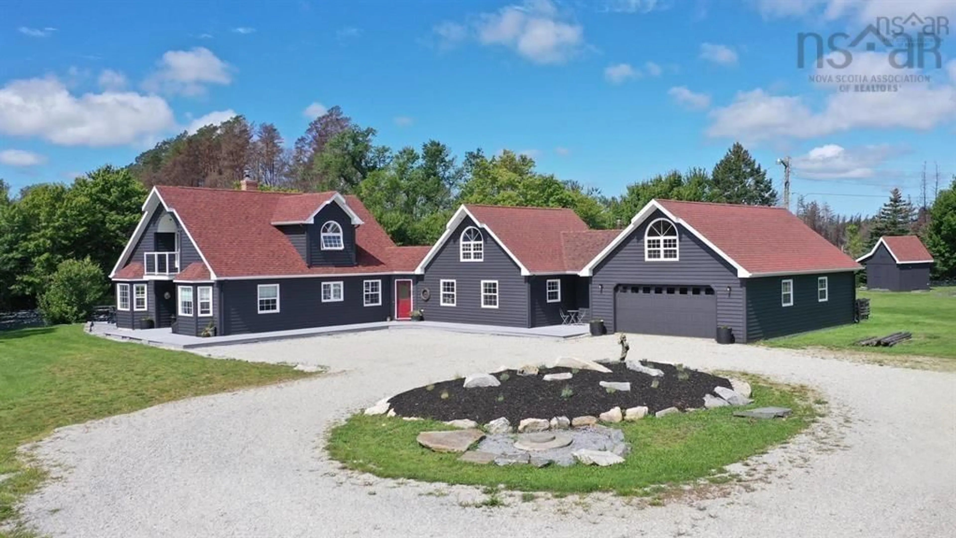 A pic from outside/outdoor area/front of a property/back of a property/a pic from drone, building for 41 Post Office Rd, Clyde River Nova Scotia B0W 1R0