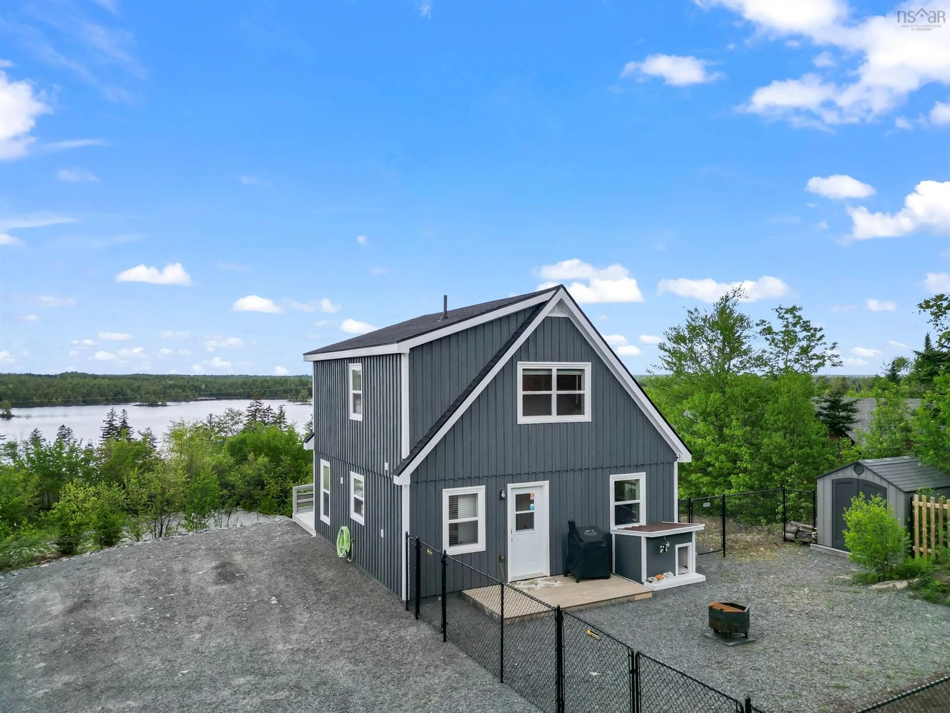 A pic from outside/outdoor area/front of a property/back of a property/a pic from drone, water/lake/river/ocean view for 11 Granite Pl, Mount Uniacke Nova Scotia B0N 1Z0