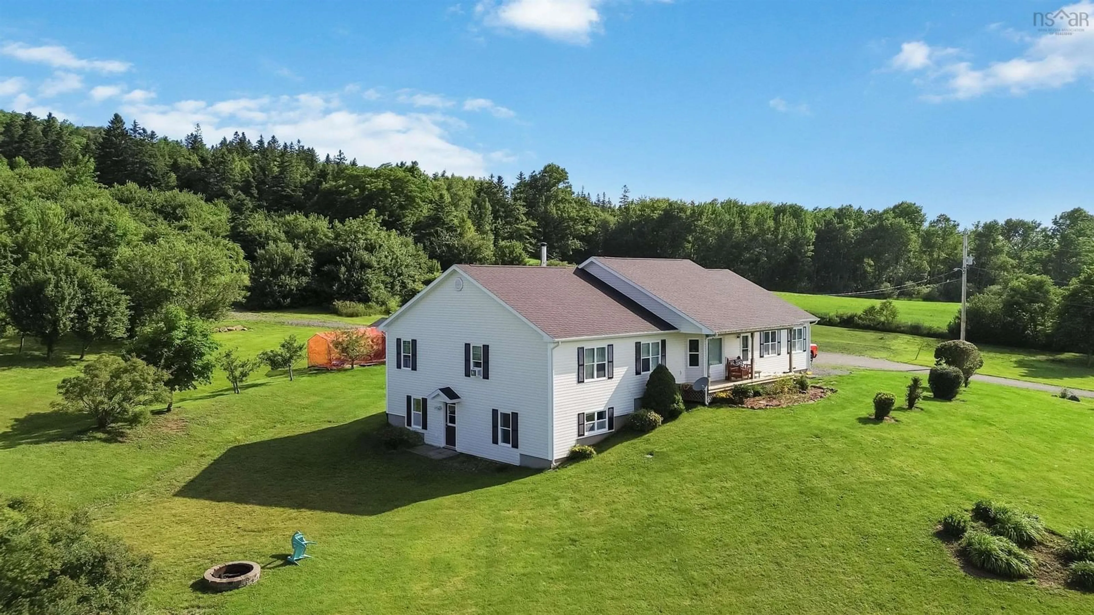 A pic from outside/outdoor area/front of a property/back of a property/a pic from drone, building for 2135 Highway 221, Dempseys Corner Nova Scotia B0P 1C0