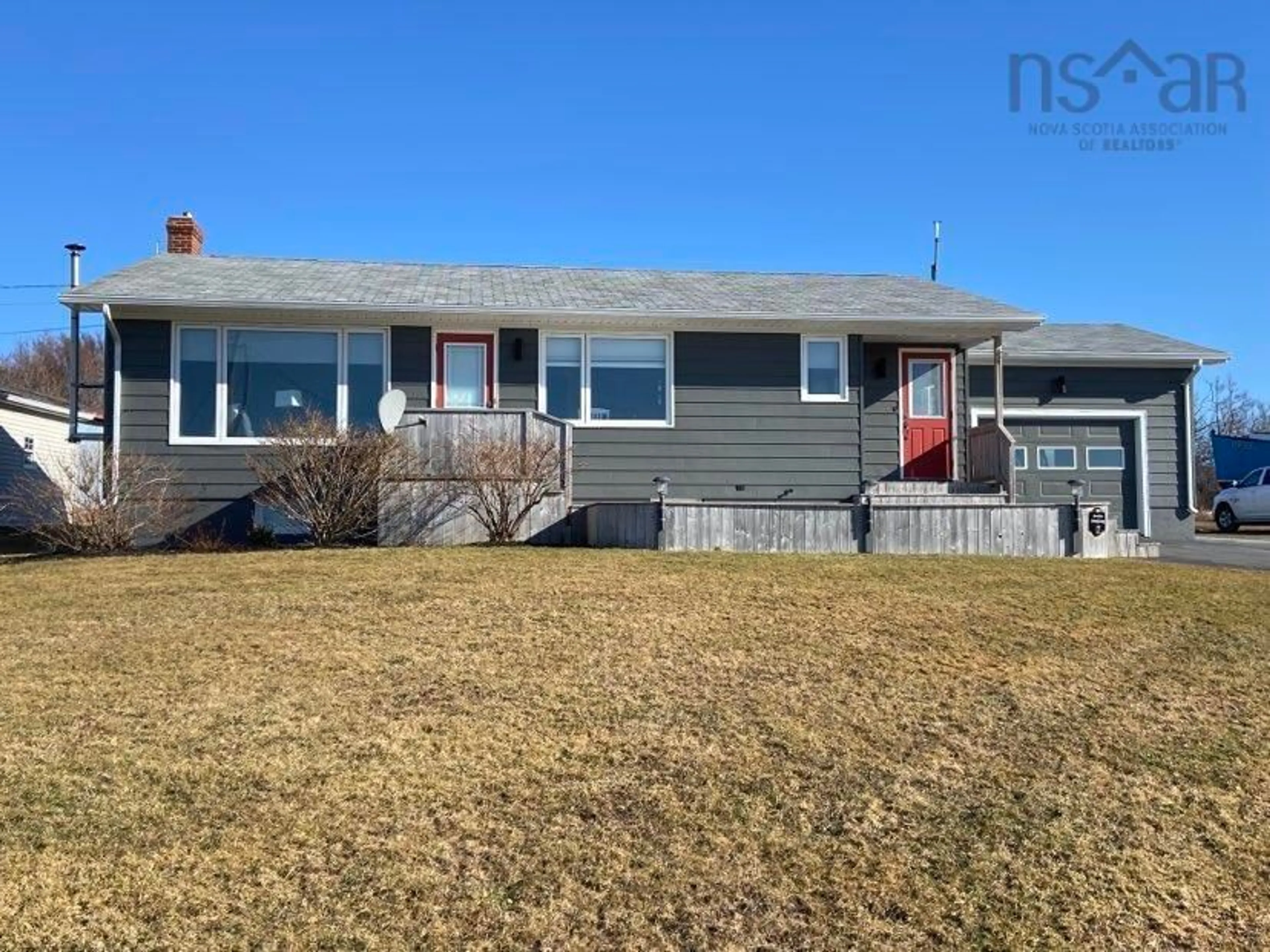 Home with vinyl exterior material, street for 17 Chemin De Susanne Rd, Chéticamp Nova Scotia B0E 1H0