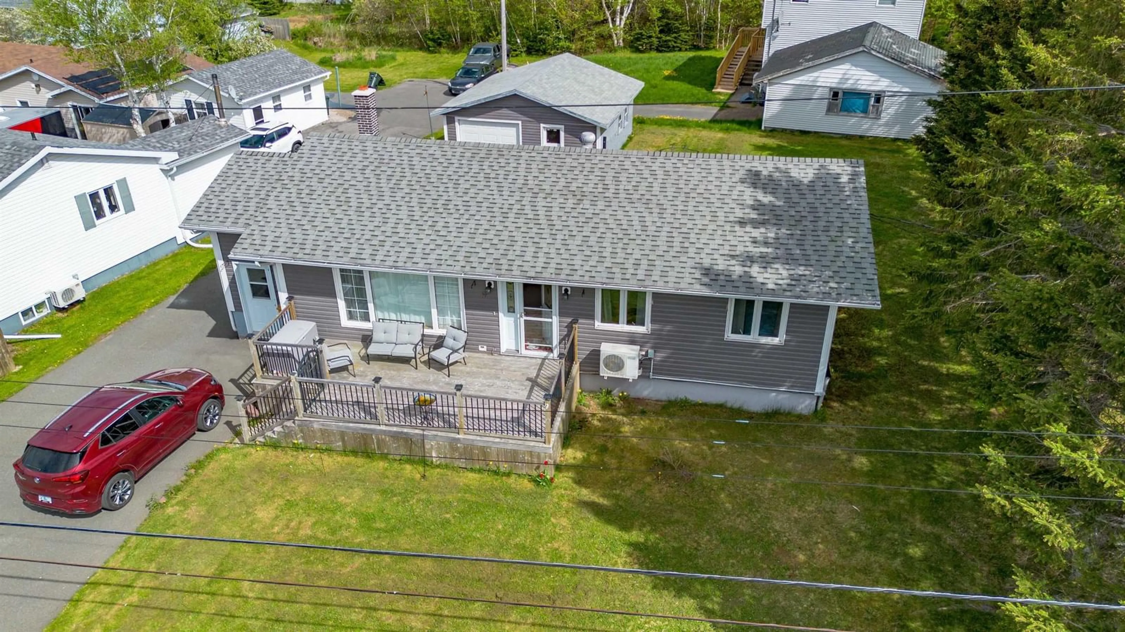 A pic from outside/outdoor area/front of a property/back of a property/a pic from drone, unknown for 9 Edina St, Glace Bay Nova Scotia B1A 1G6