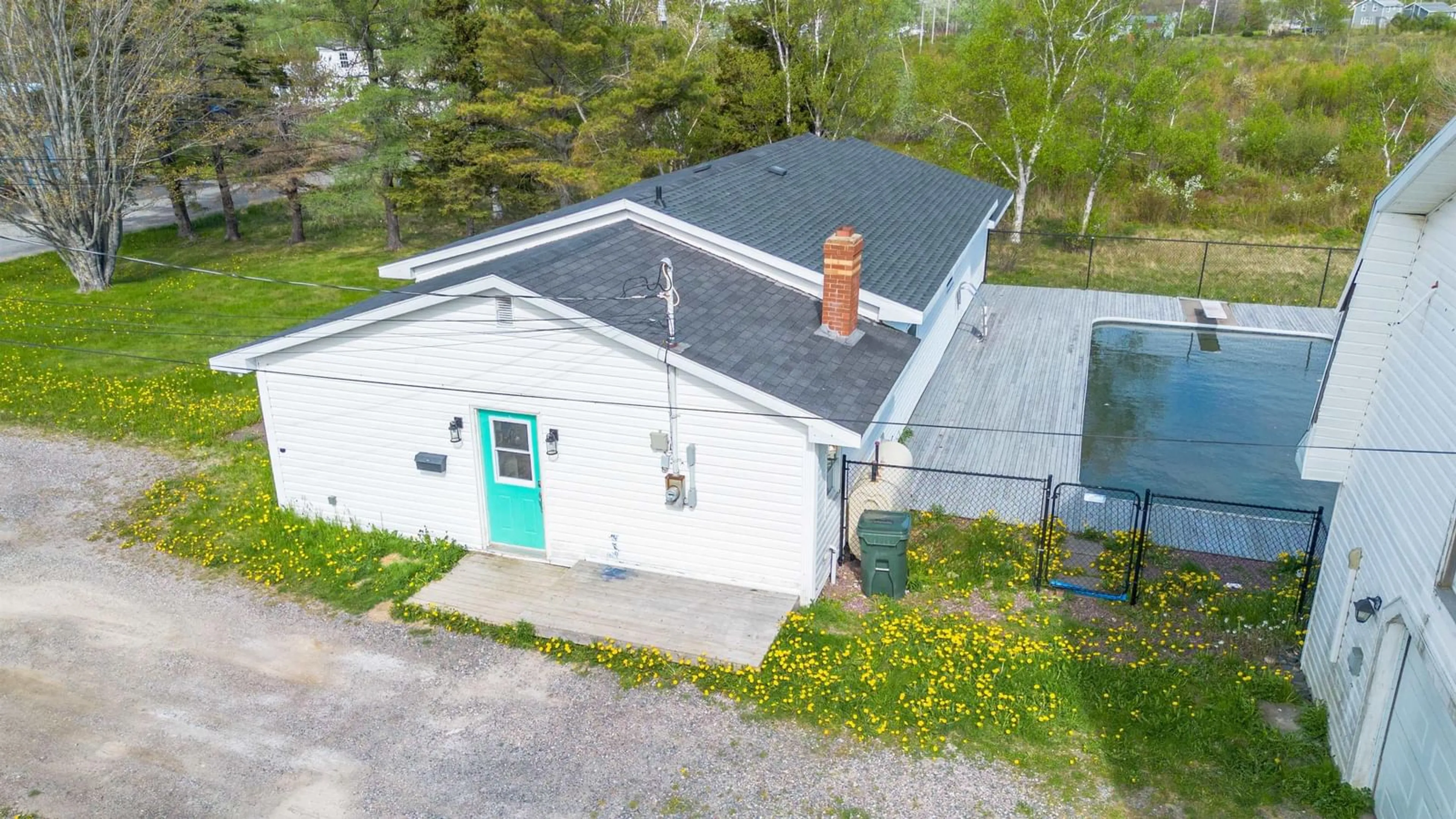 A pic from outside/outdoor area/front of a property/back of a property/a pic from drone, building for 4 Emery Lane, Glace Bay Nova Scotia B1A 6L8